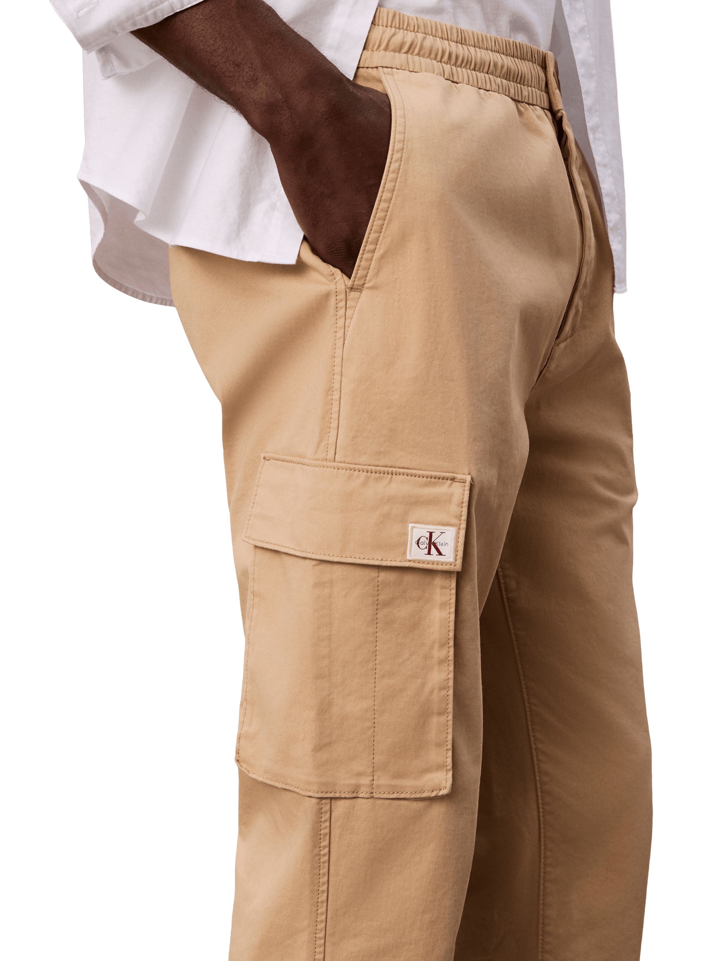 Skinny cargo pants CALVIN KLEIN Beige