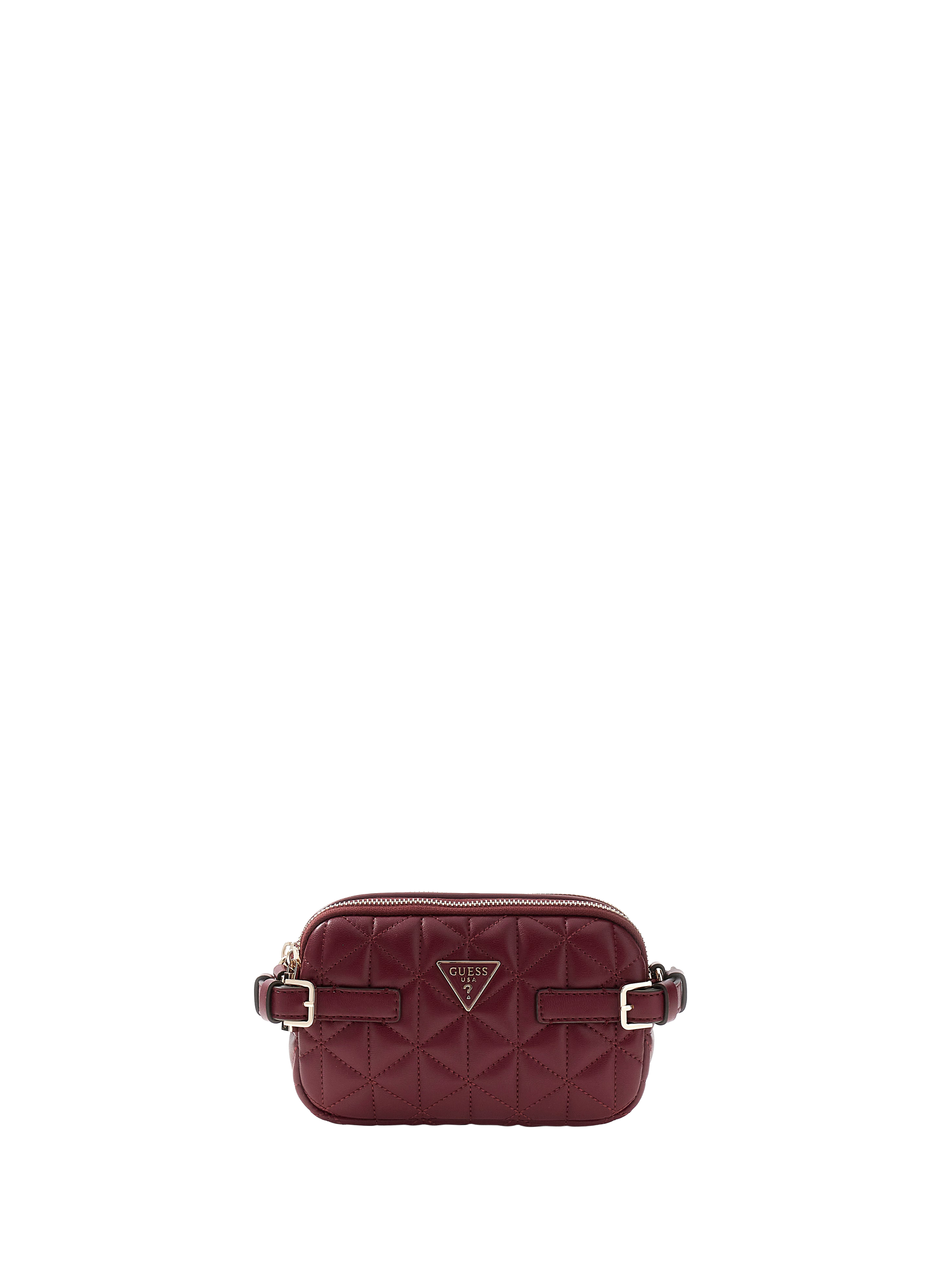 Mini quilted Paisleigh crossbody bag GUESS Red