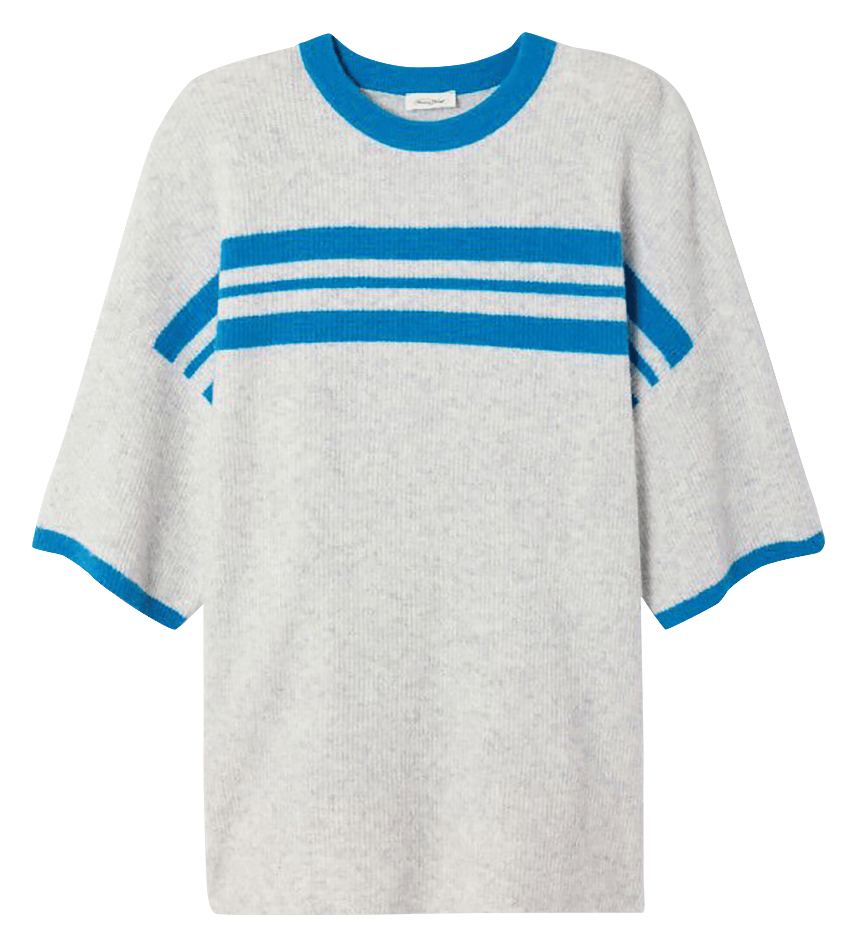 Pull ample col rond à rayures damsville AMERICAN VINTAGE Gris