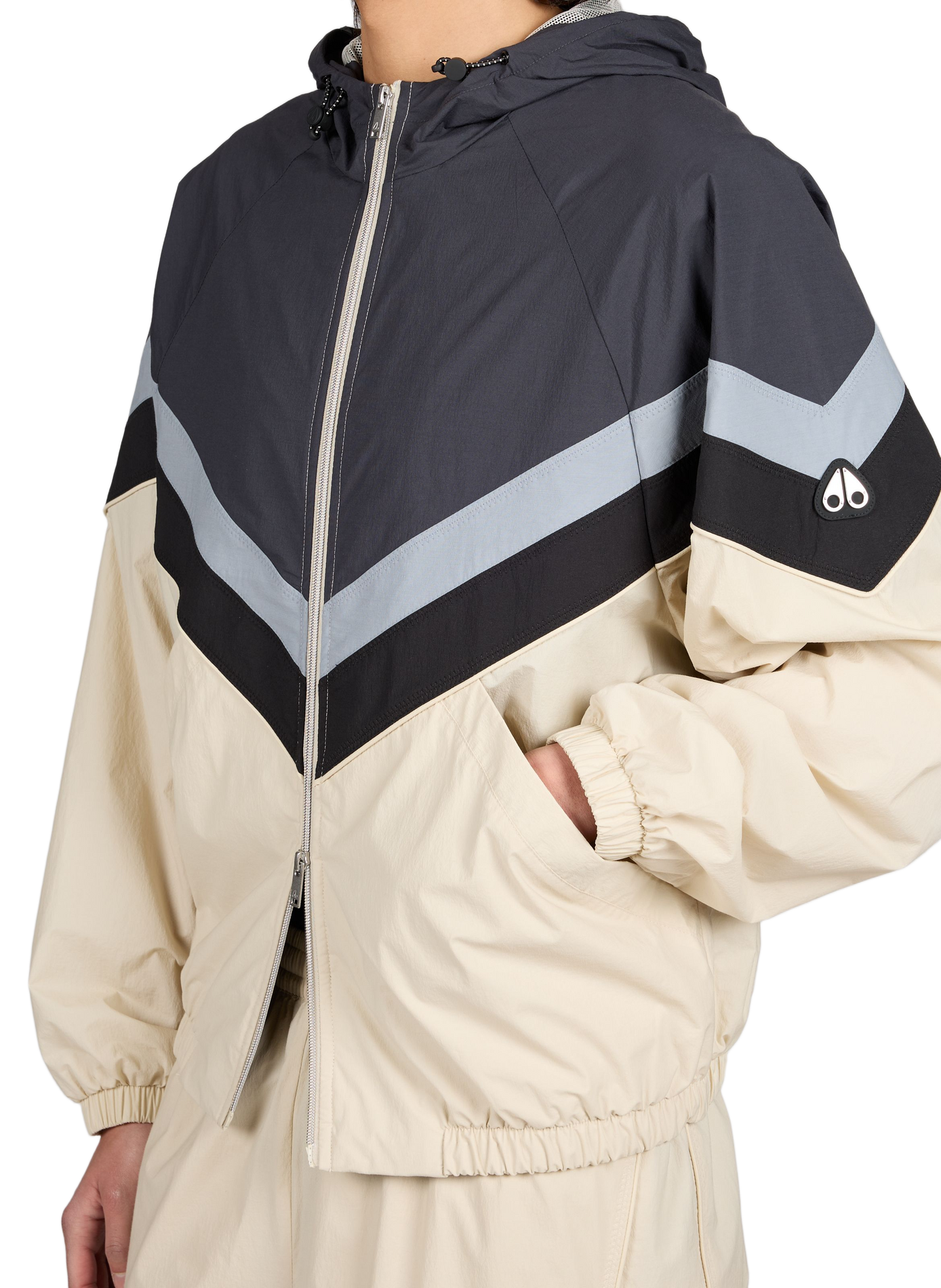 Veste ample à capuche MOOSE KNUCKLES Grey