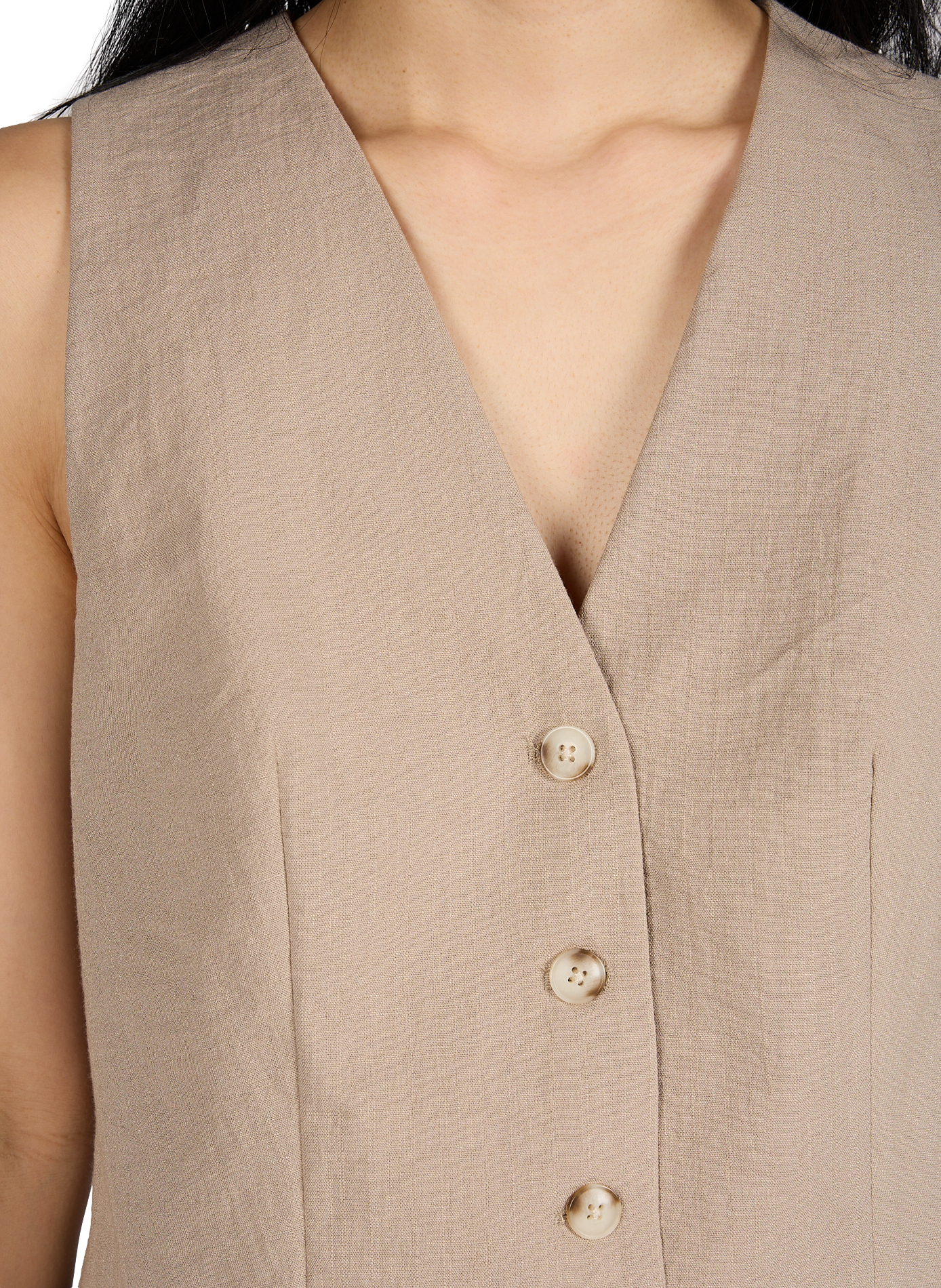 Objrini Tailored Vest OBJECT Brown