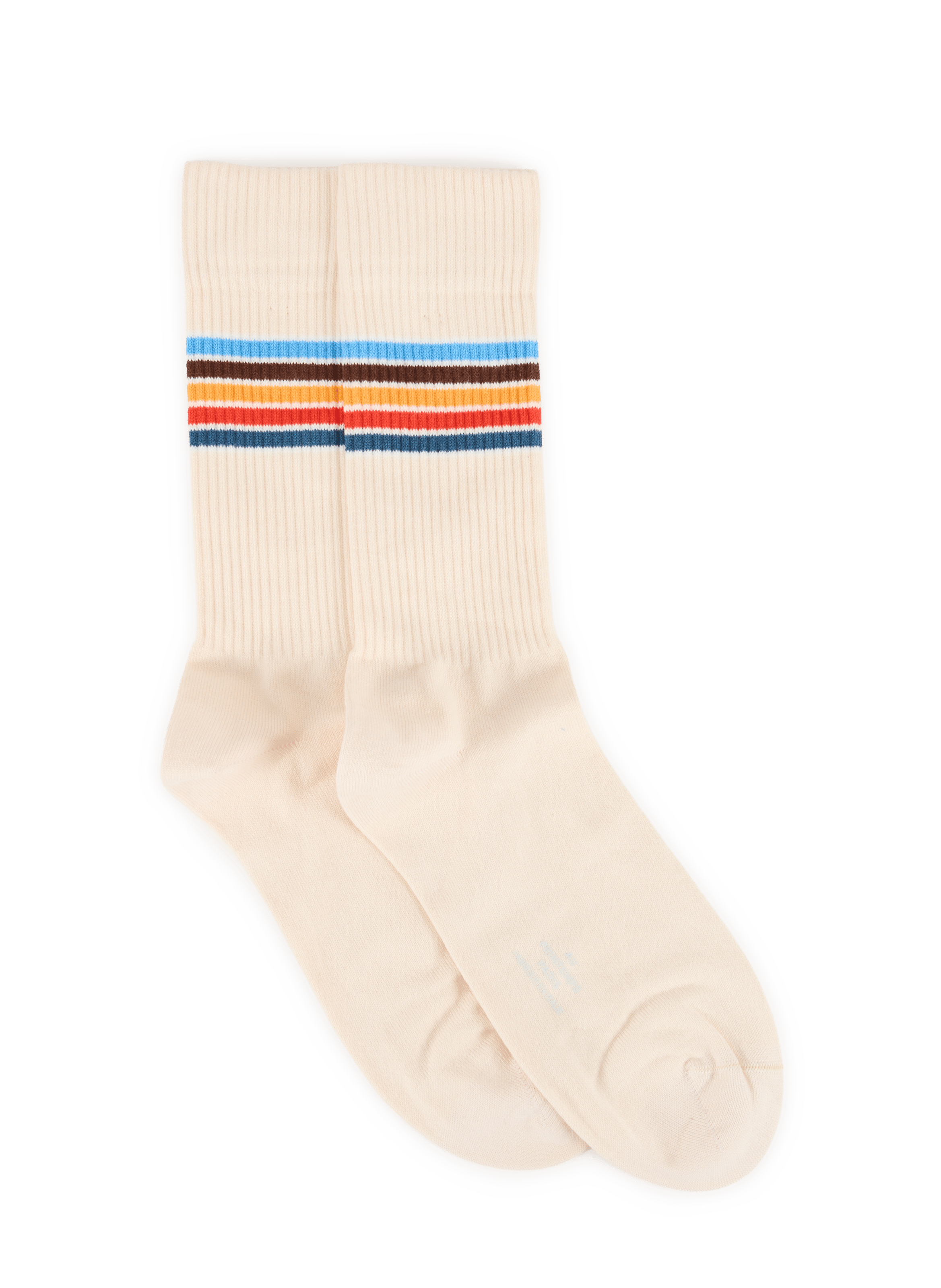 High striped cotton blend socks AU PRINTEMPS PARIS Multicolour