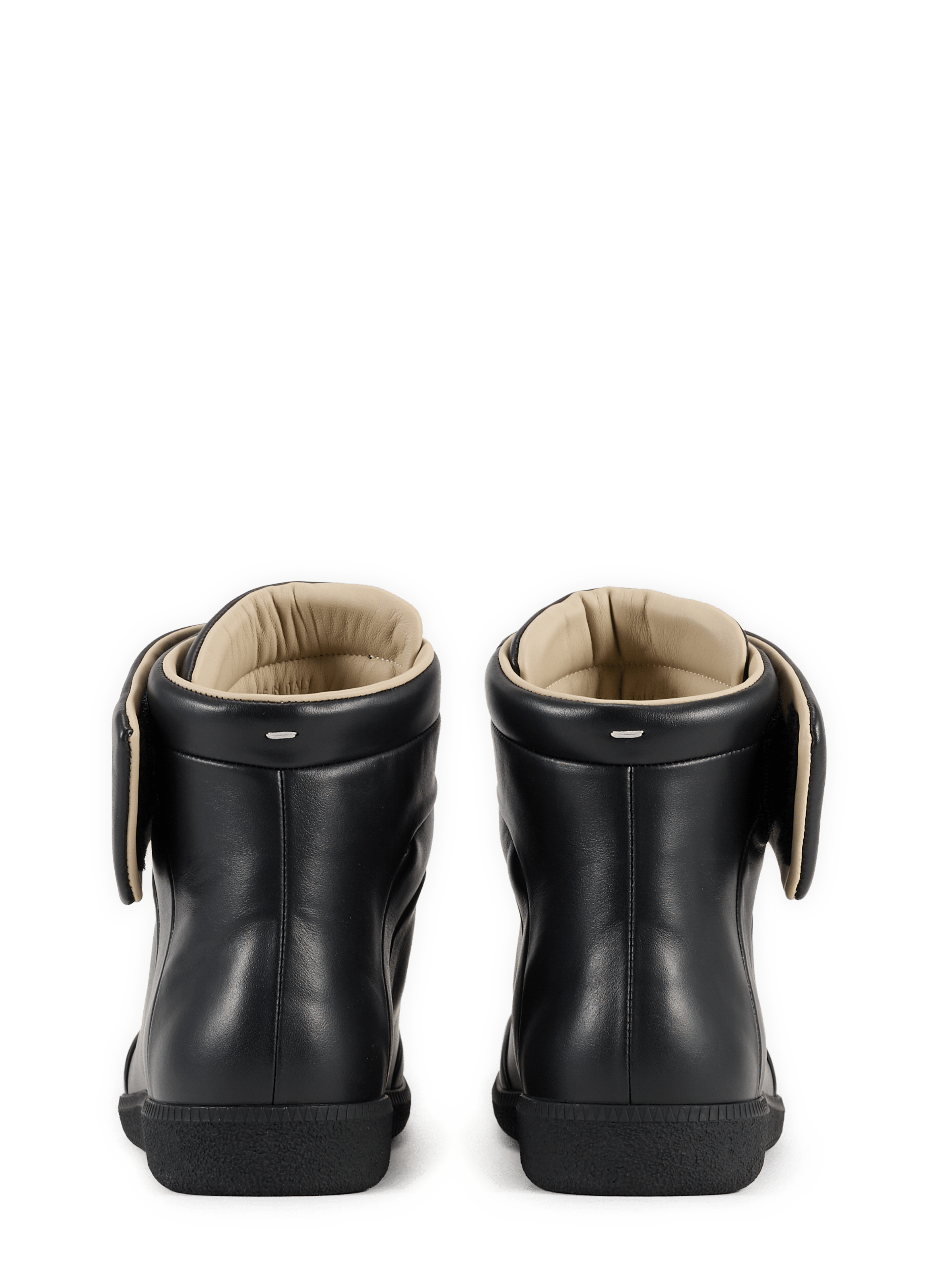 Baskets montantes Future en cuir MAISON MARGIELA Noir