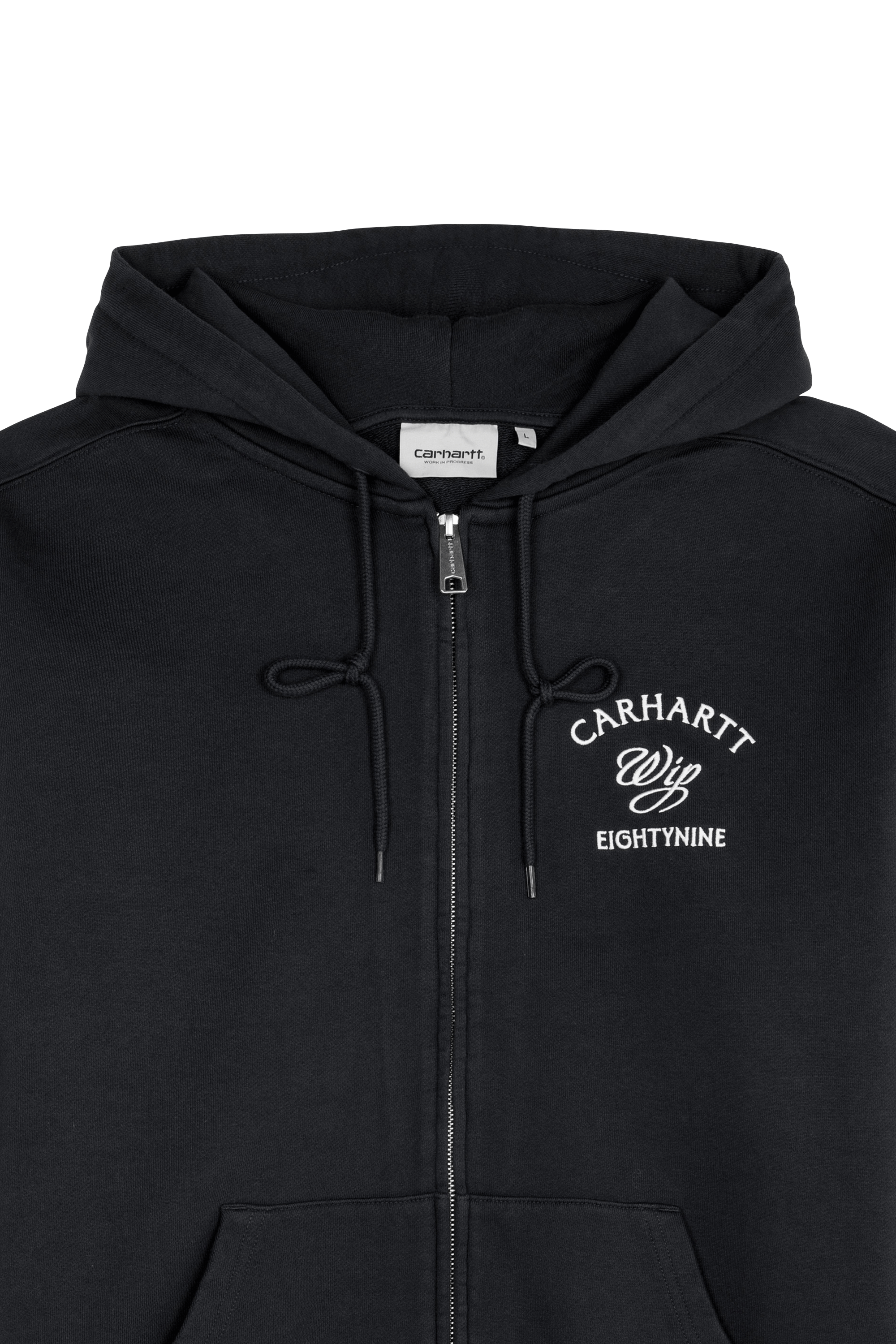 Hoodie zippé hooded eightynine sweat jacket CARHARTT WIP Noir