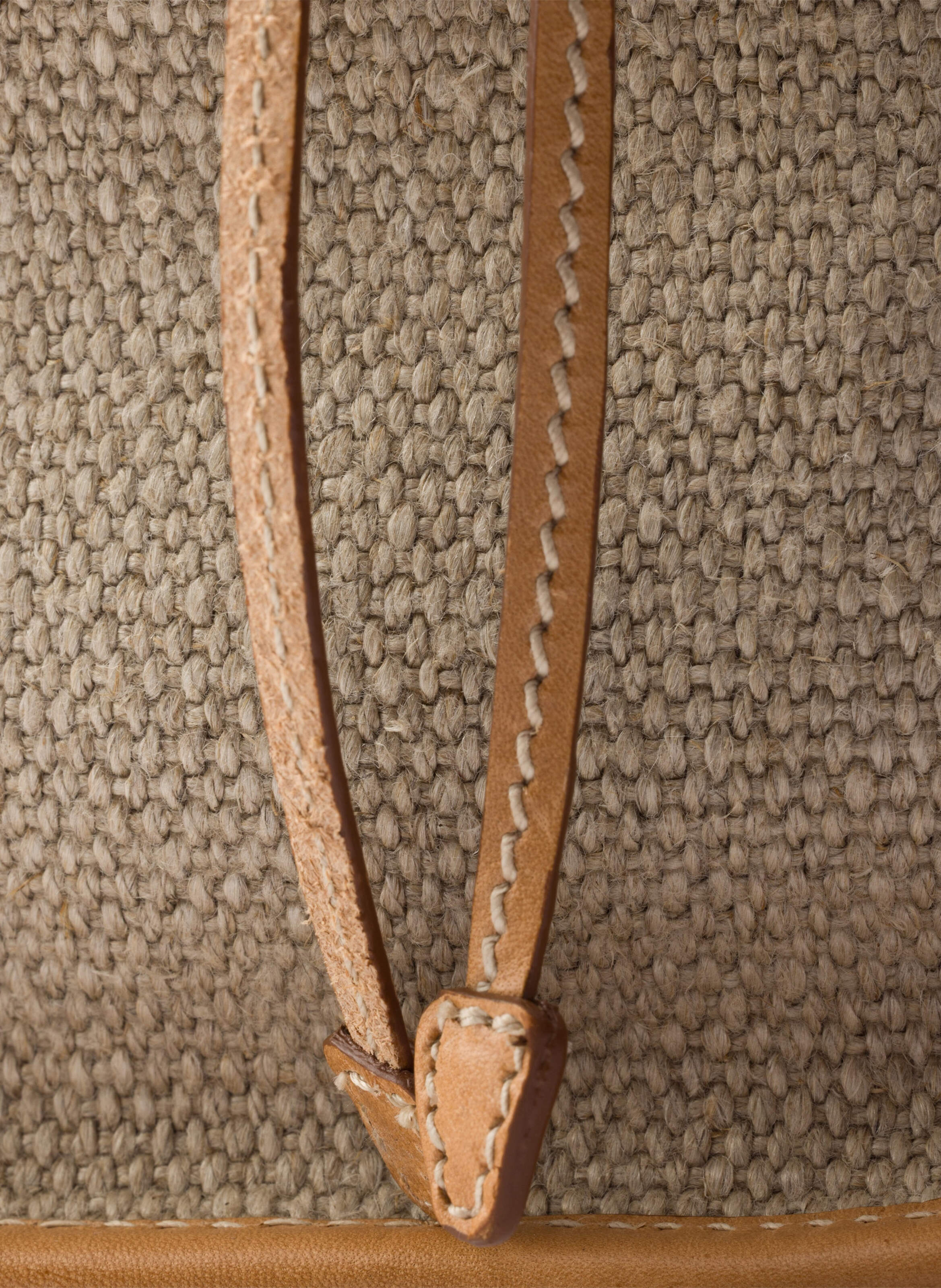 Cabas prada bonnie en lin et cuir PRADA Beige