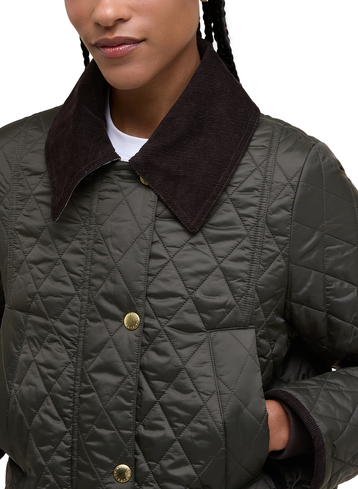 Beadnell Quilted Puffer Jacket BARBOUR Khaki