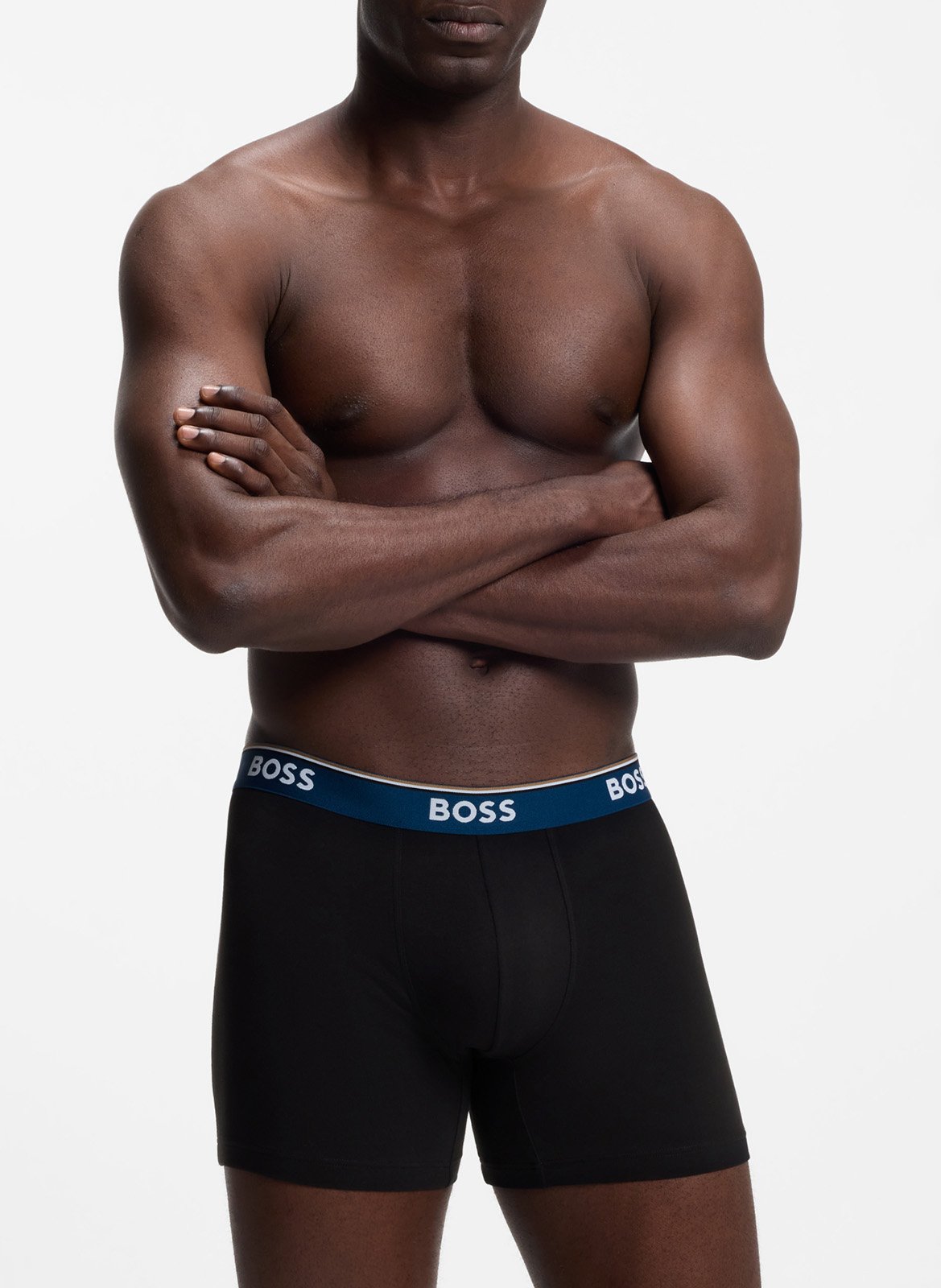 Lot de 3 caleçons en coton mélangé BOSS Multicolore