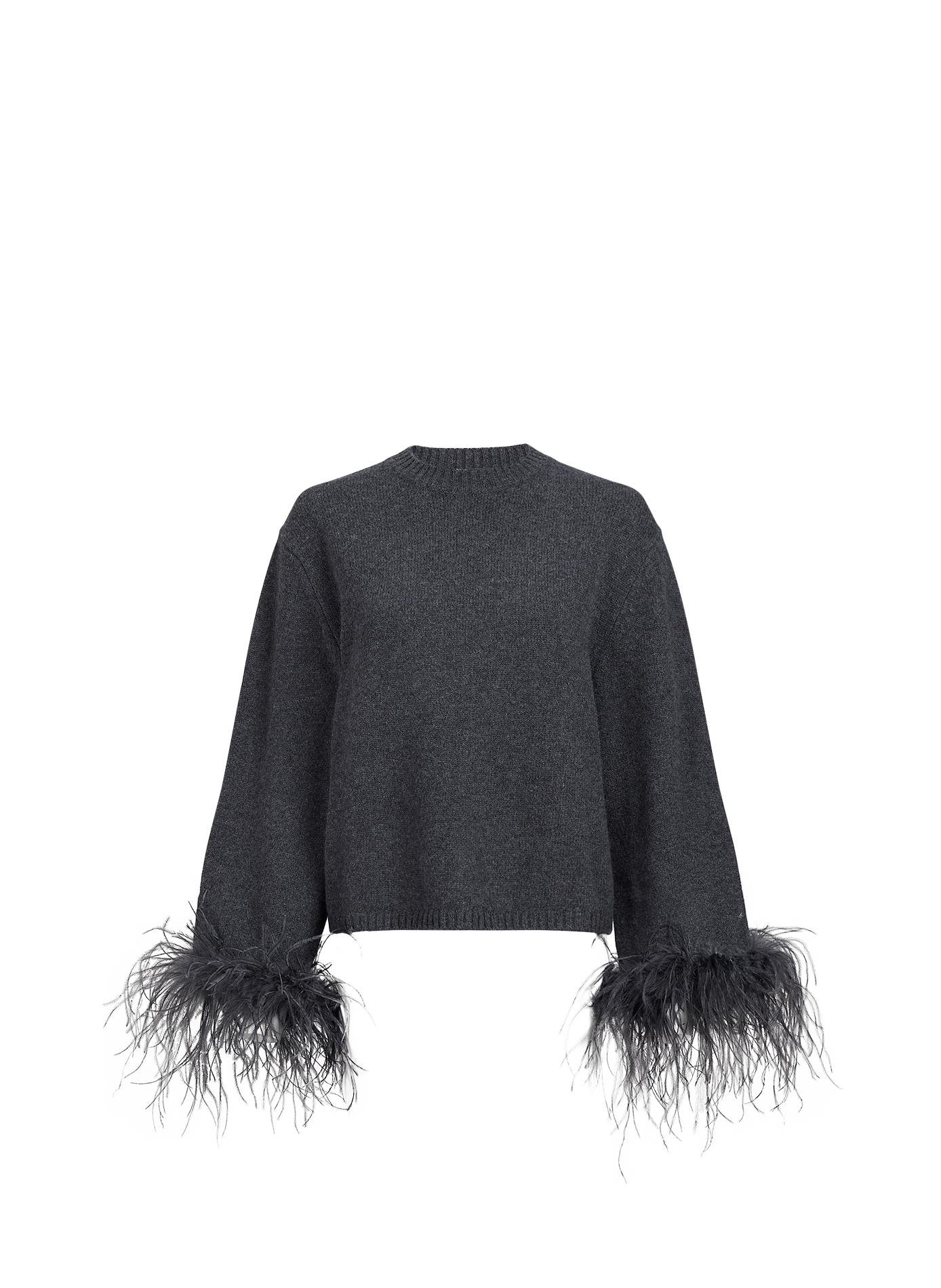 MYBIRD oversized wool sweater BERENICE Grey
