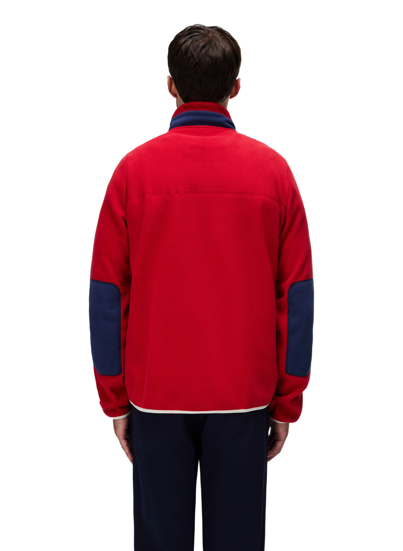 Straight high-neck polar fleece NAPAPIJRI Red