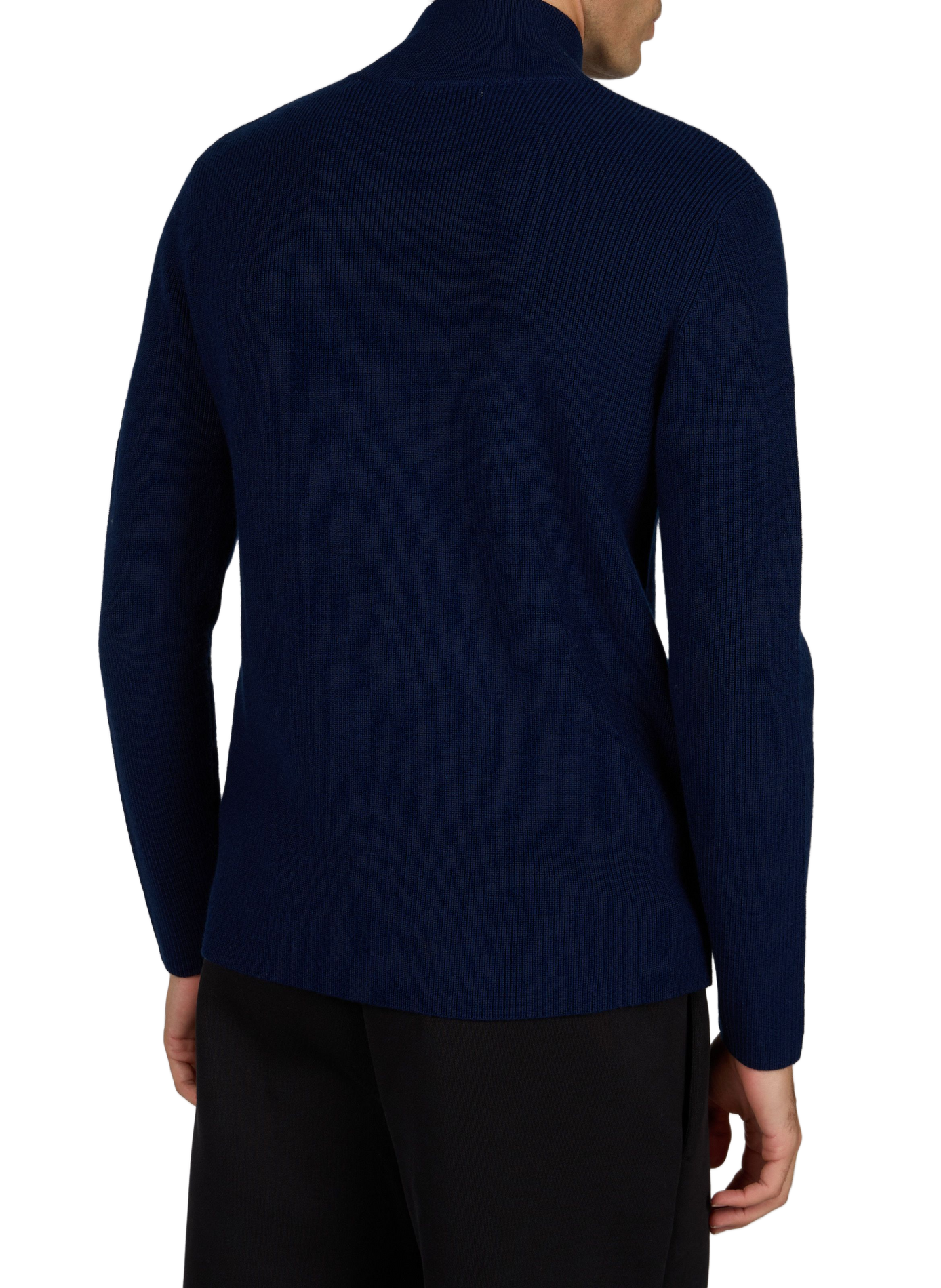 Gilet droit zippé en laine KNOWLEDGE COTTON Gris