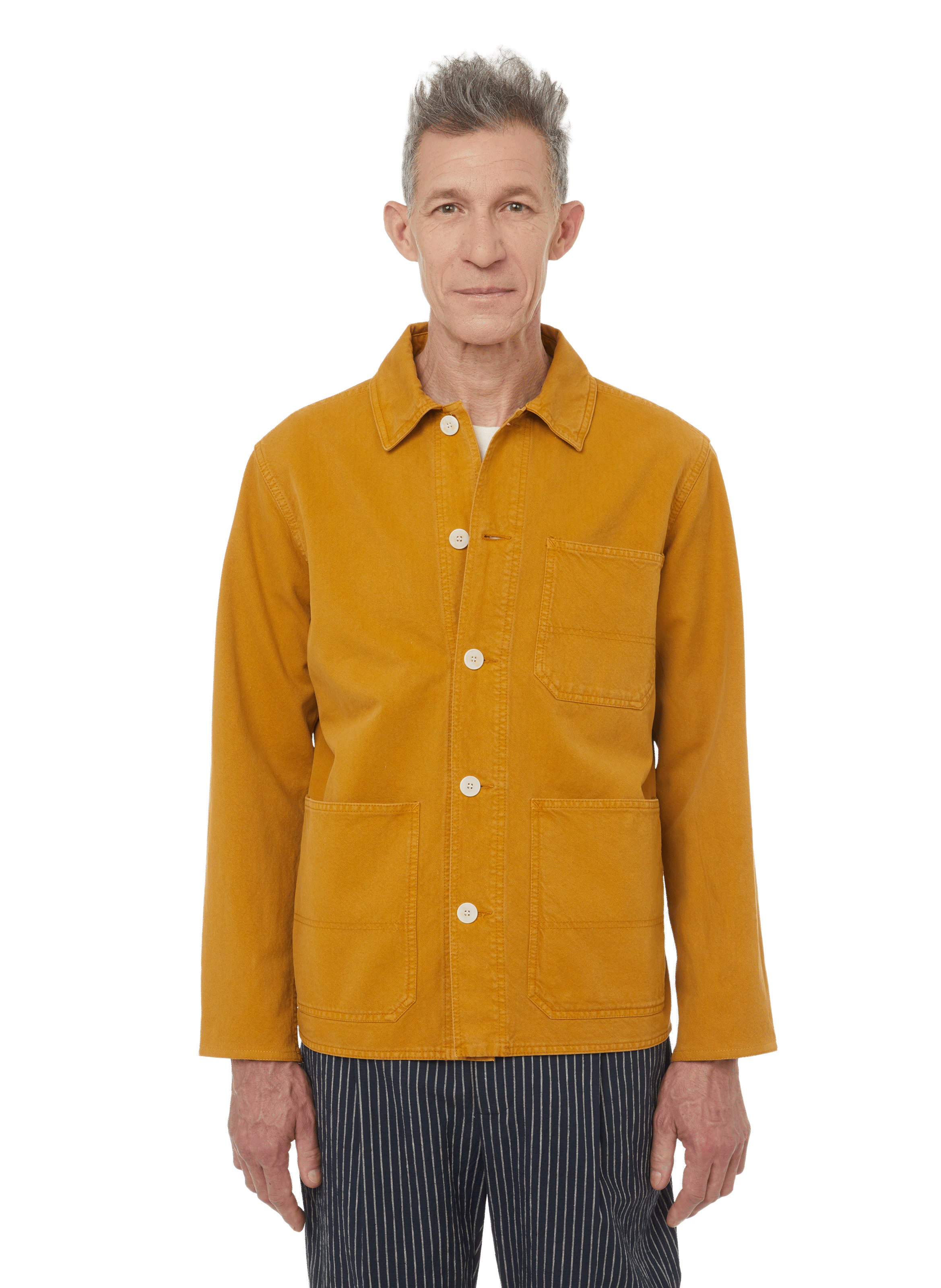 EDITIONS 102 Veste en coton Jaune