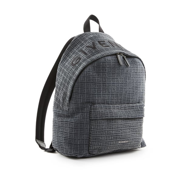 Sac à dos imprimé monogramme en coton