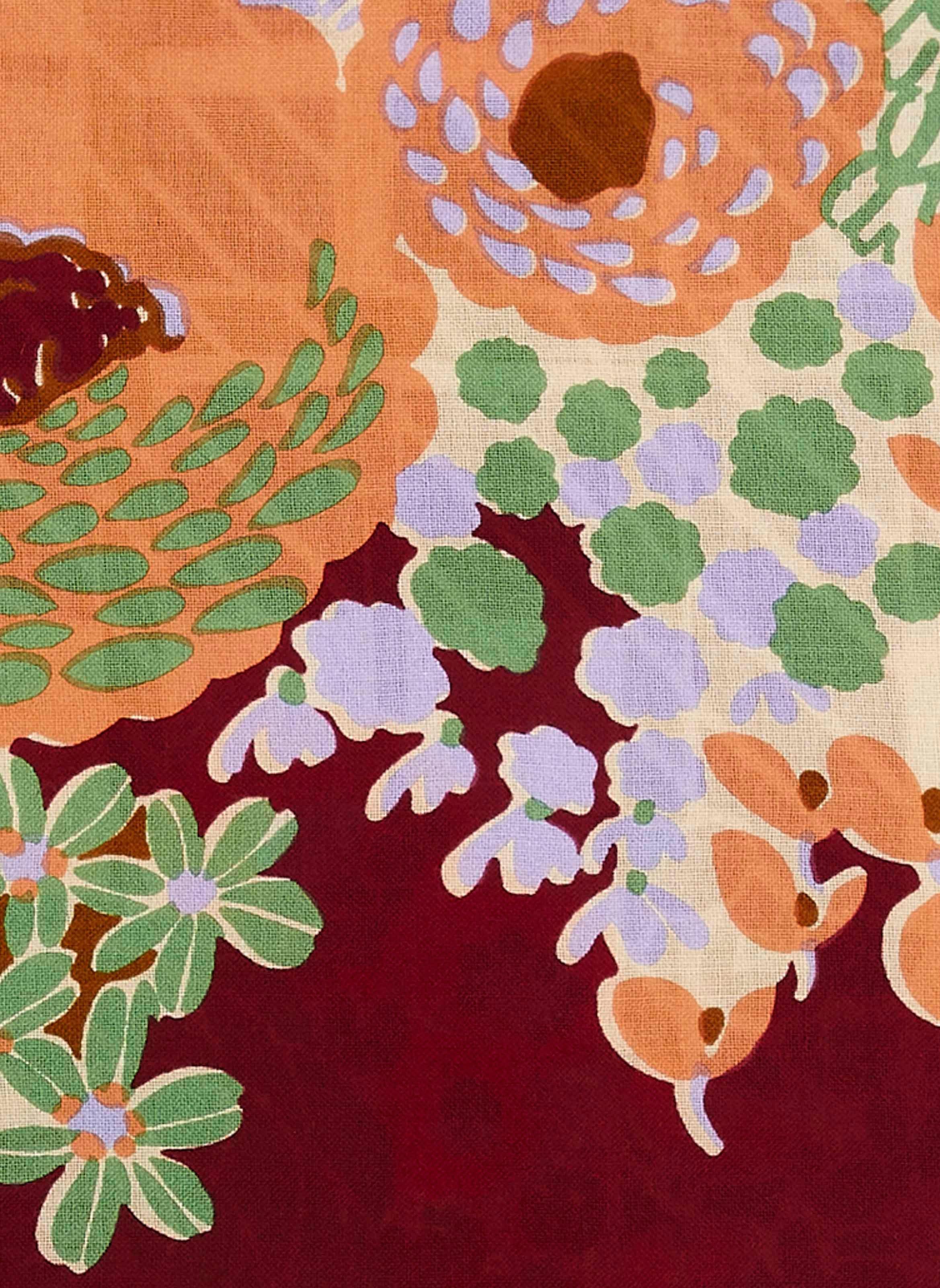 Foulard en laine Orangerie