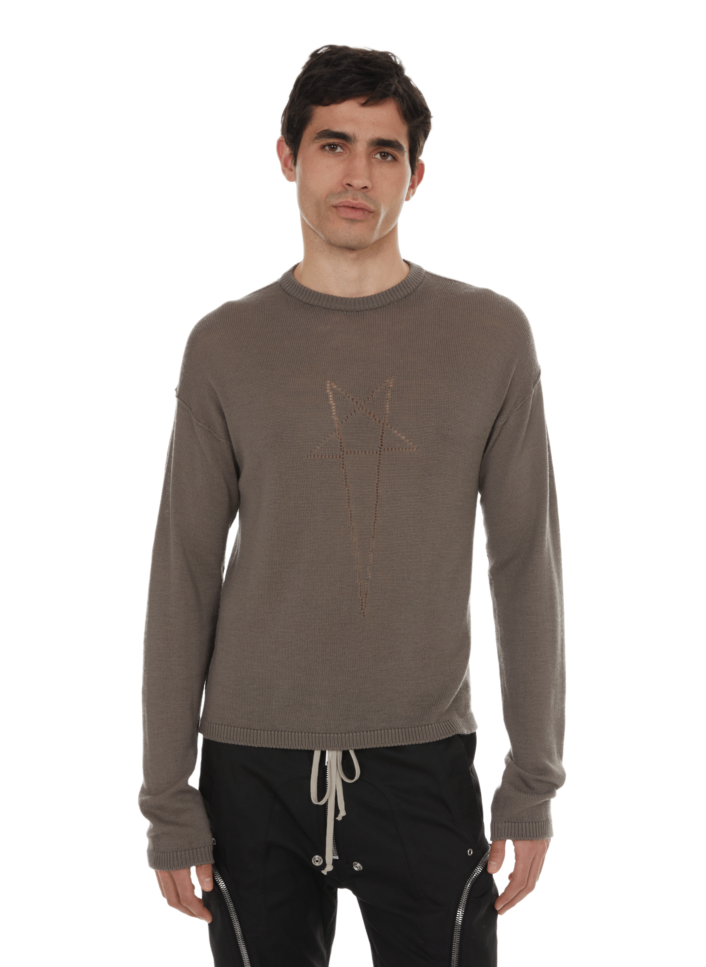 RICK OWENS Pull fin Beige