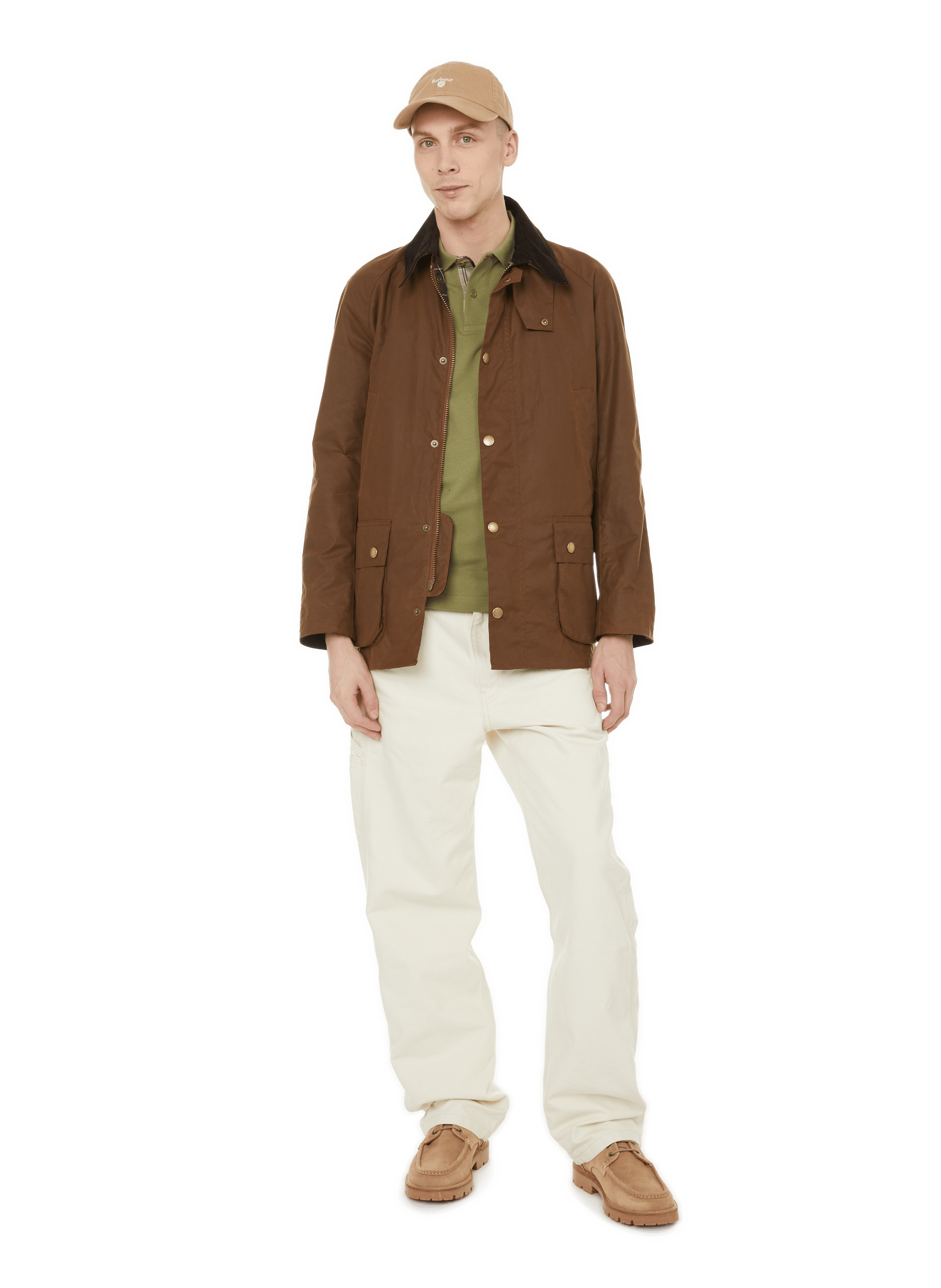 Casquette en coton  BARBOUR Beige