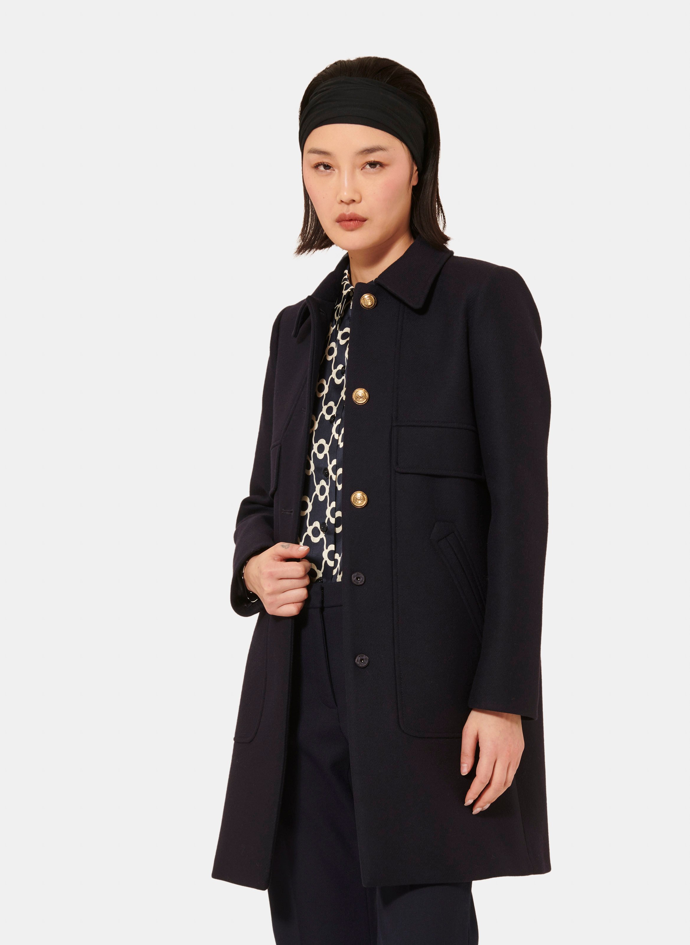 Manteau marley TARA JARMON Bleu