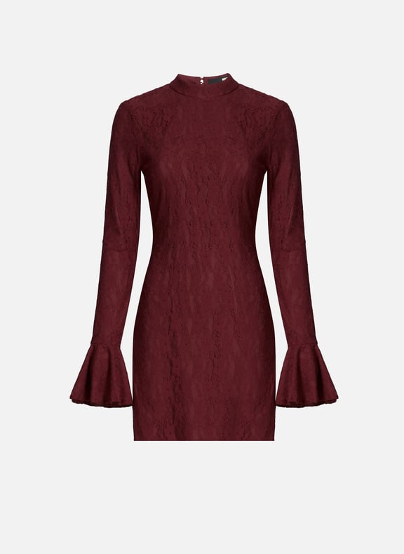 Fitted short lace dress ROTATE Fitted short lace dress ROTATE