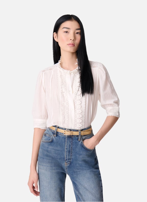 Blouse arseneneo Blanc by VANESSA BRUNO VANESSA BRUNO Blouse arseneneo Blanc