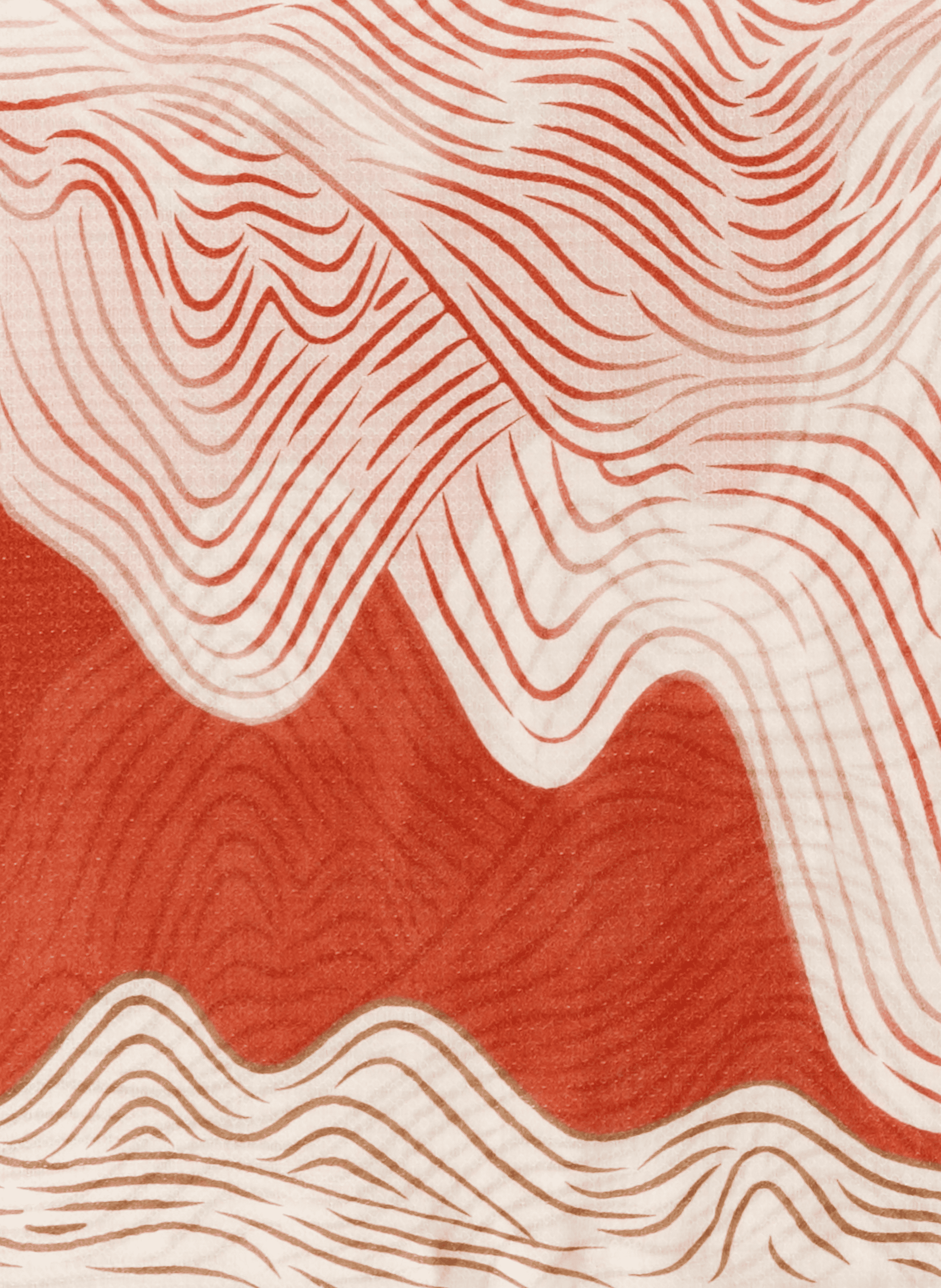 Foulard imprimé en laine SAISON 1865 Beige