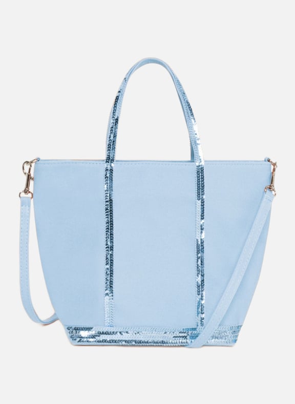Cabas s zippé en toile Bleu by VANESSA BRUNO VANESSA BRUNO Cabas s zippé en toile Bleu