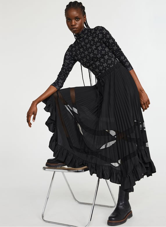 Jupe Longue Plissée - Claudie Pierlot Femme | Printemps.com Jupe Longue Plissée - Claudie Pierlot Femme | Printemps.com