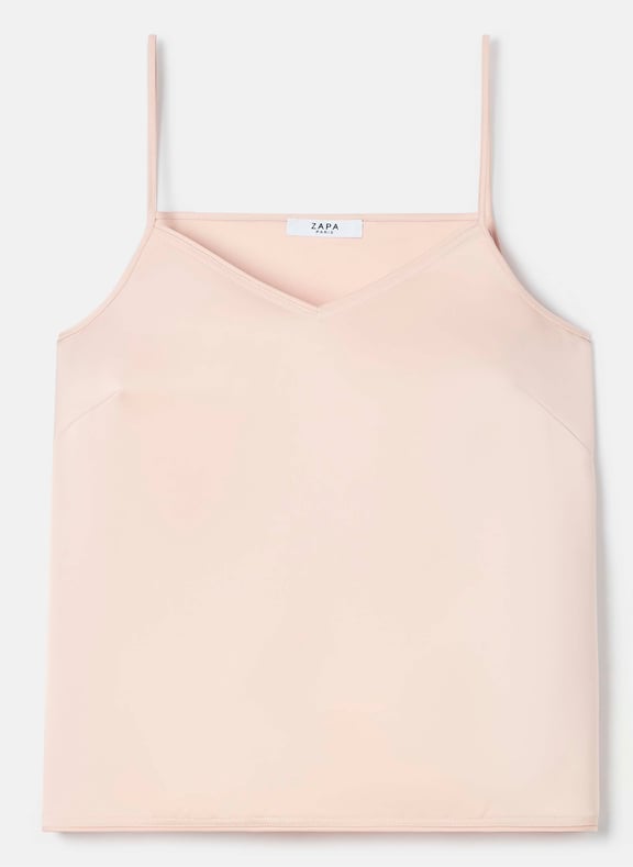 Top nude fluide - tailaya Beige by ZAPA ZAPA Top nude fluide - tailaya Beige