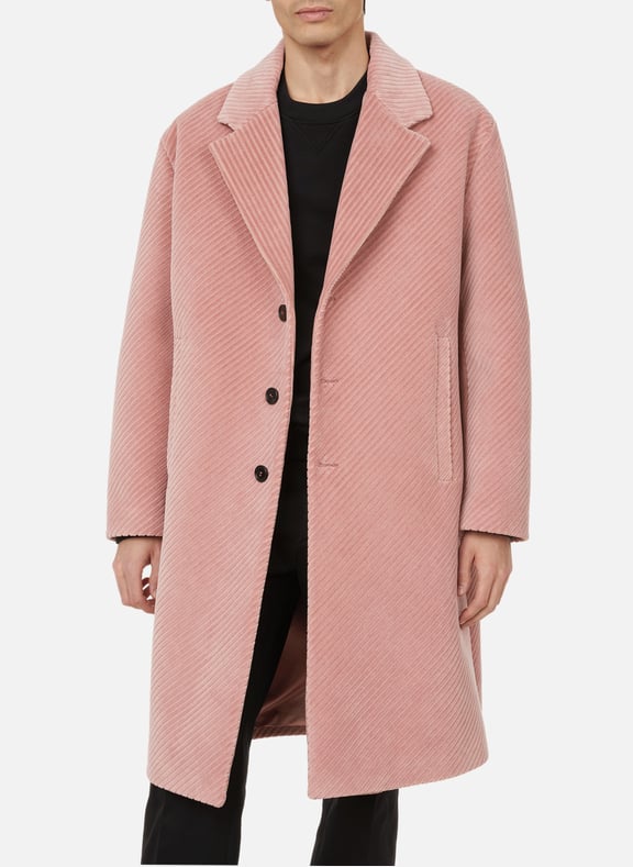 Manteau en velours Rose by PRADA PRADA Manteau en velours Rose