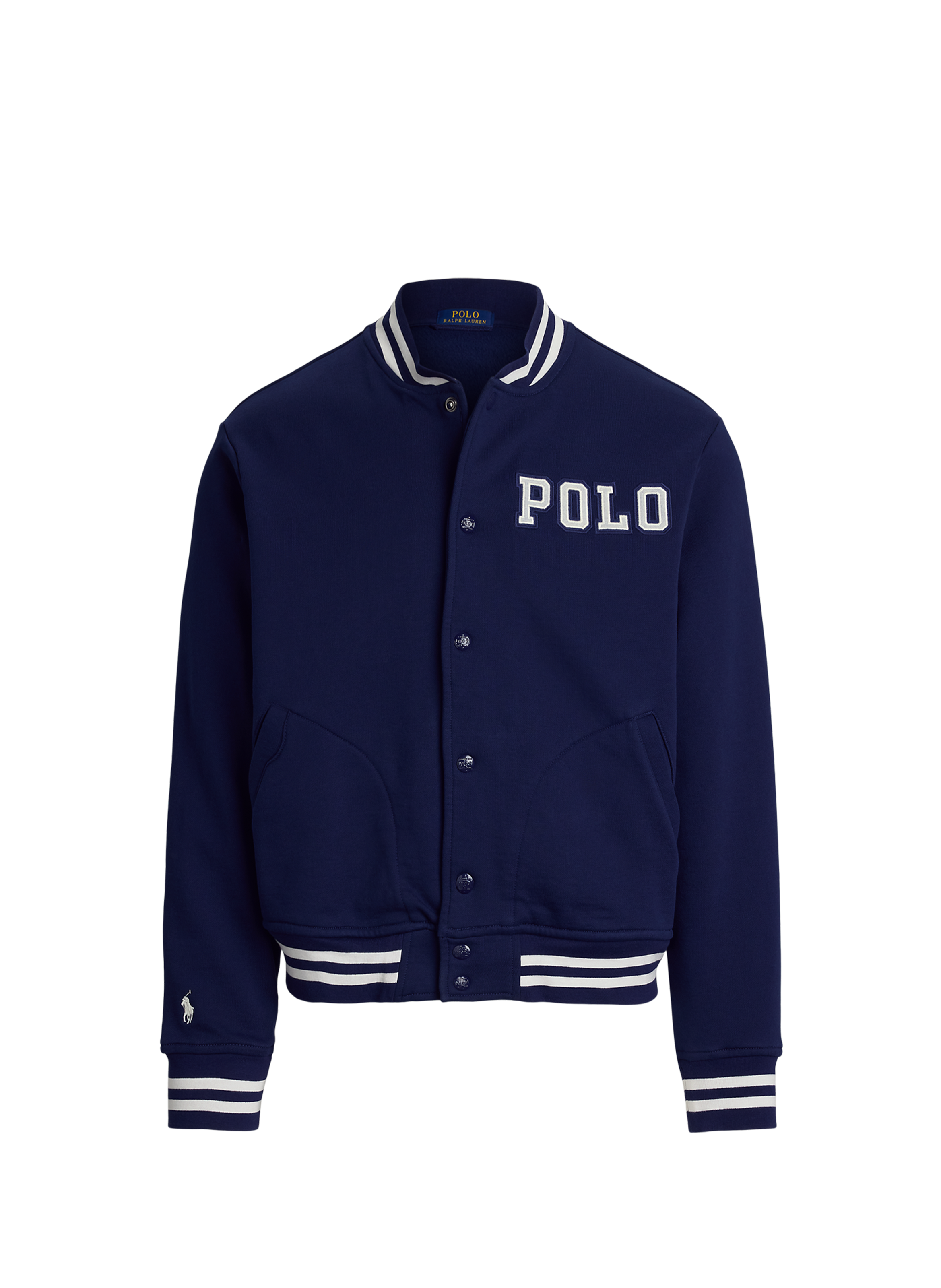 Veste en coton mélangé POLO RALPH LAUREN Bleu