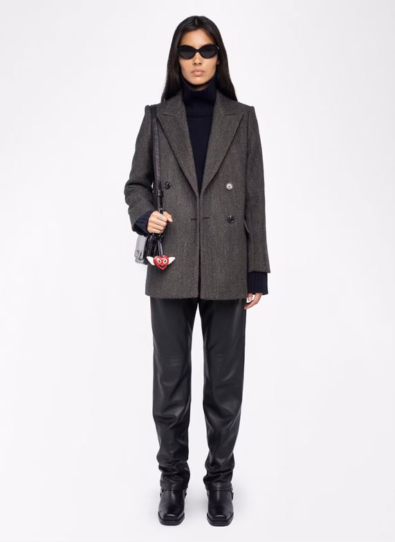 Manteau Tailleur En Laine Mélangée Miew Zadig&voltaire Femme