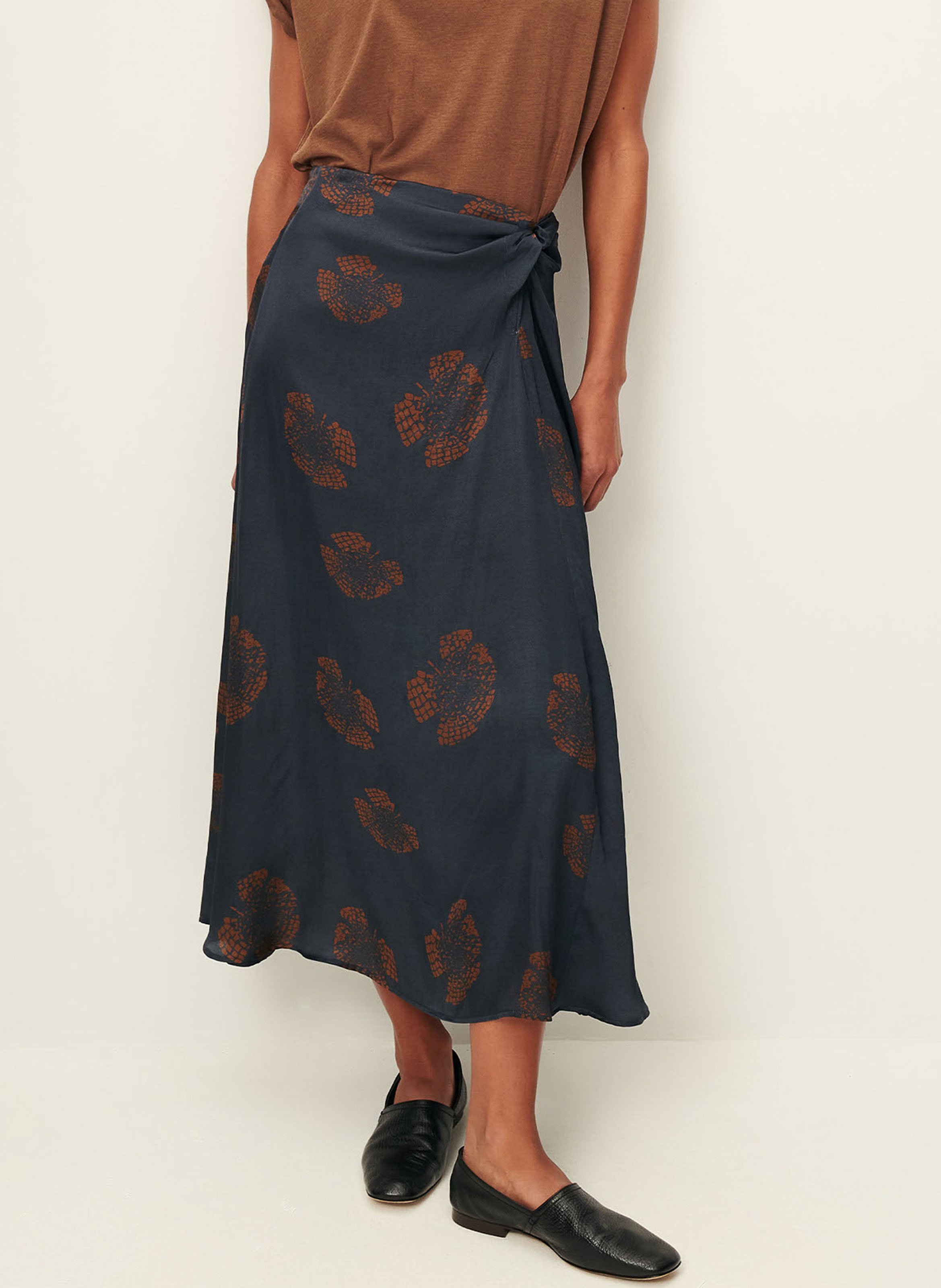 Jupe longue droite imprimée gialla SESSUN Multicolore