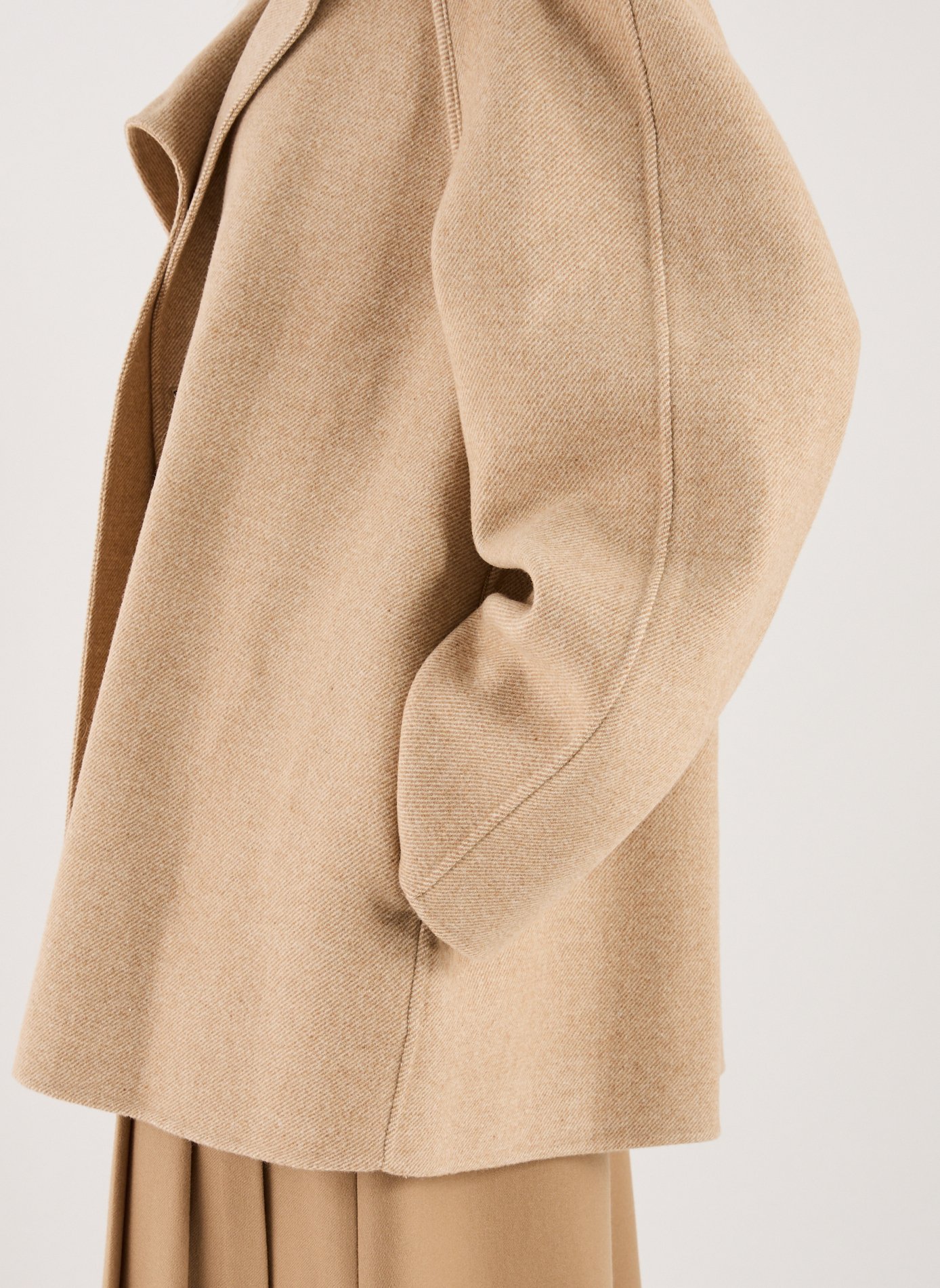 Oversized wool coat LE 17 SEPTEMBRE Beige