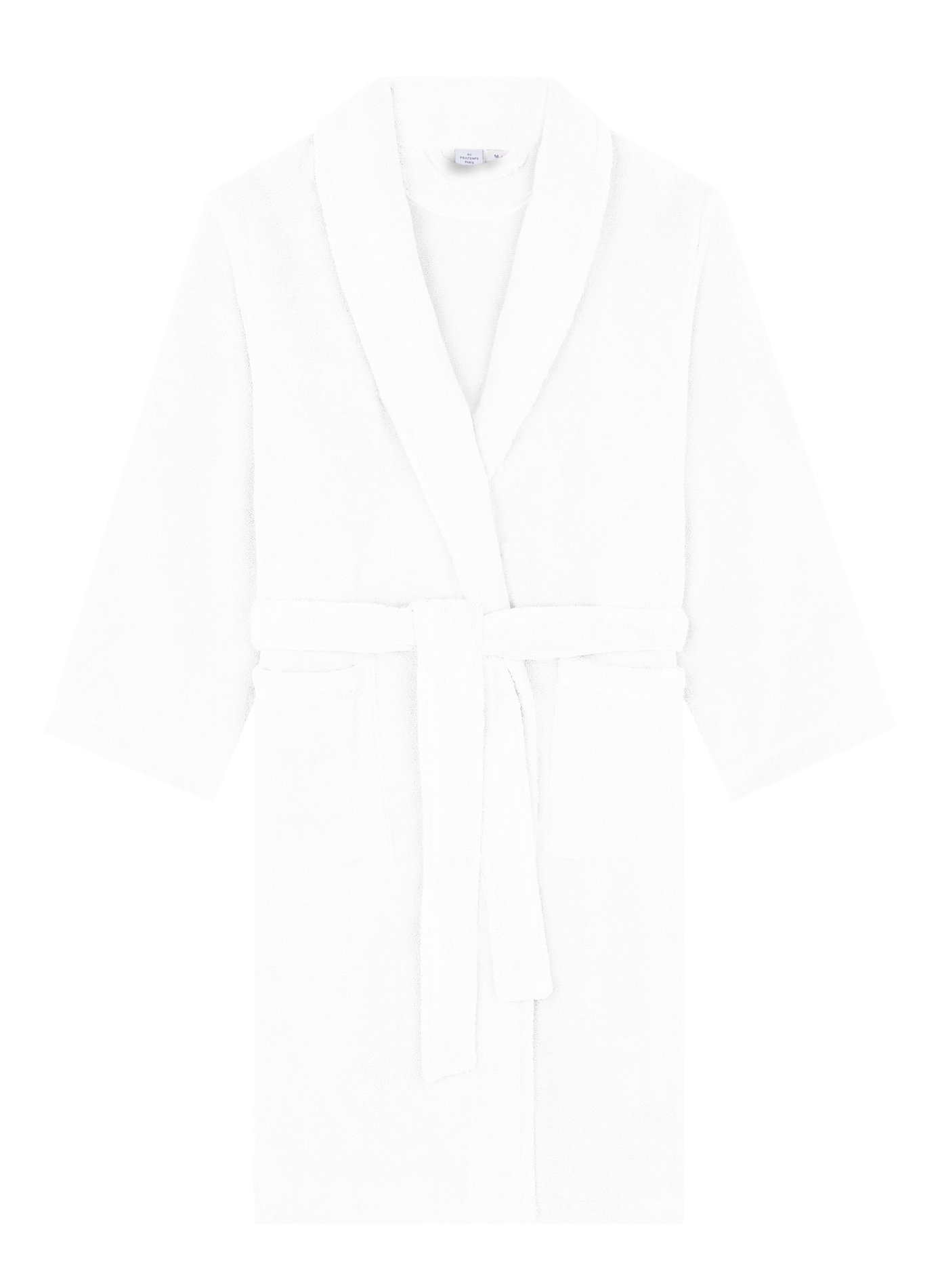 Baumwollbademantel AU PRINTEMPS PARIS Weiss