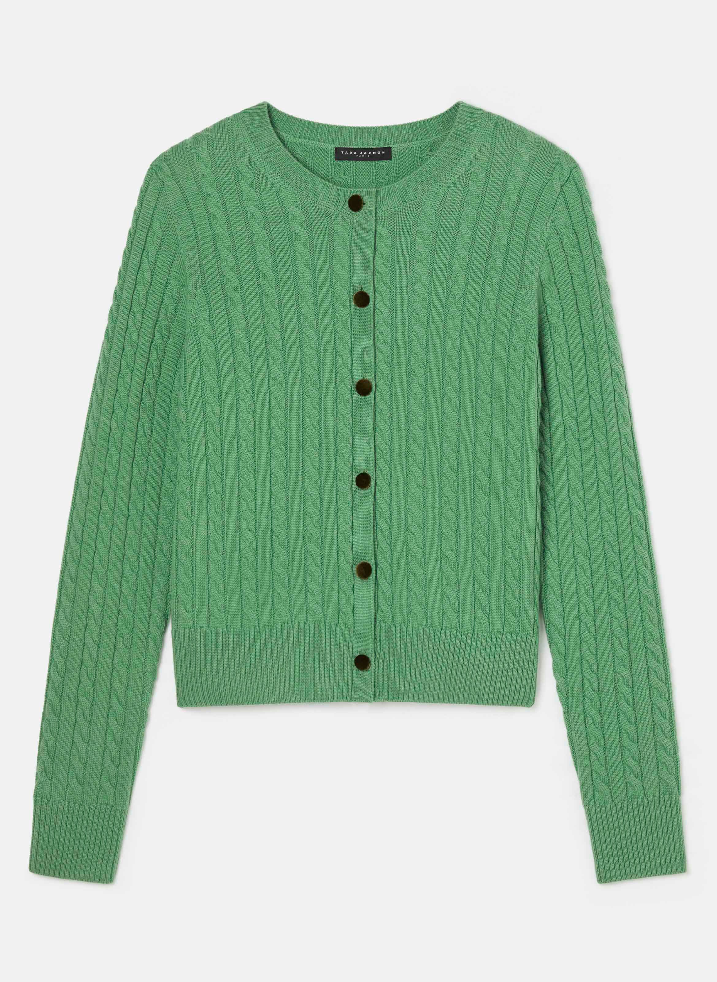 Cardigan gaspard TARA JARMON Vert