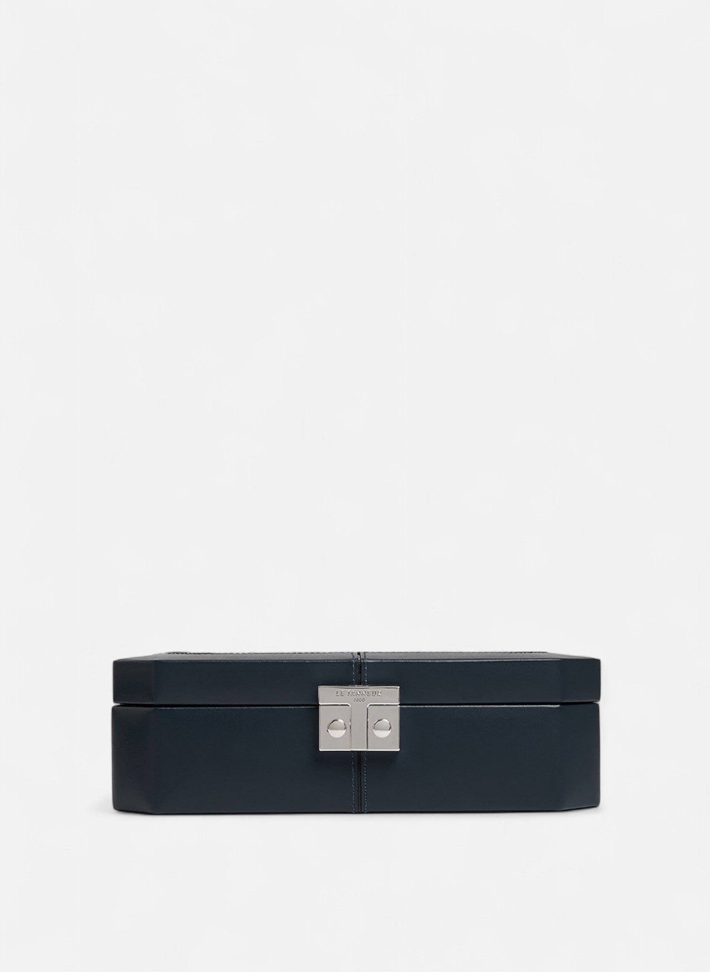 Coffret 8 montres fermoir t en cuir LE TANNEUR Bleu