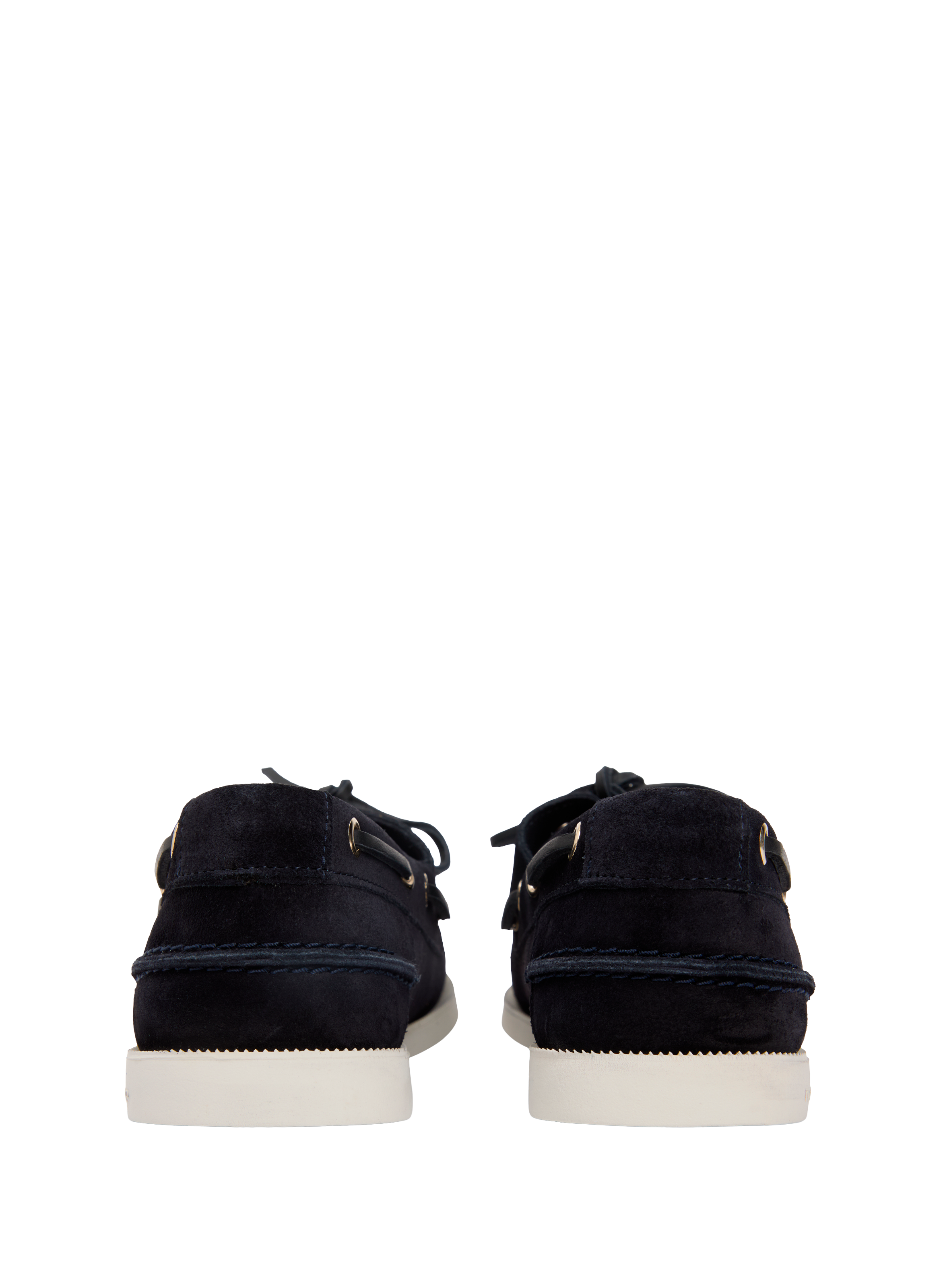 Lace-up suede leather loafers TOMMY HILFIGER Blue