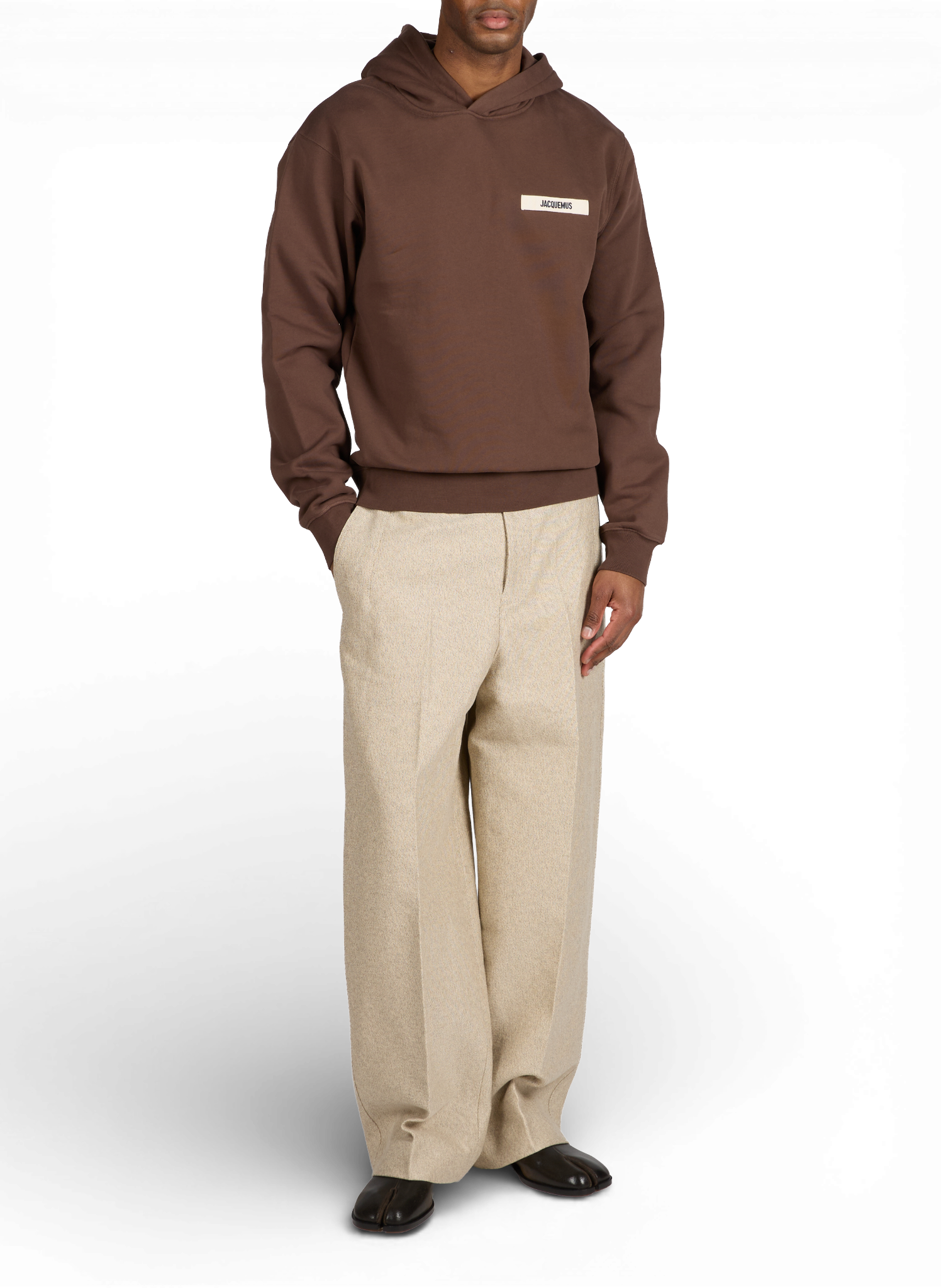 Loose-fit cotton sweatshirt JACQUEMUS Brown