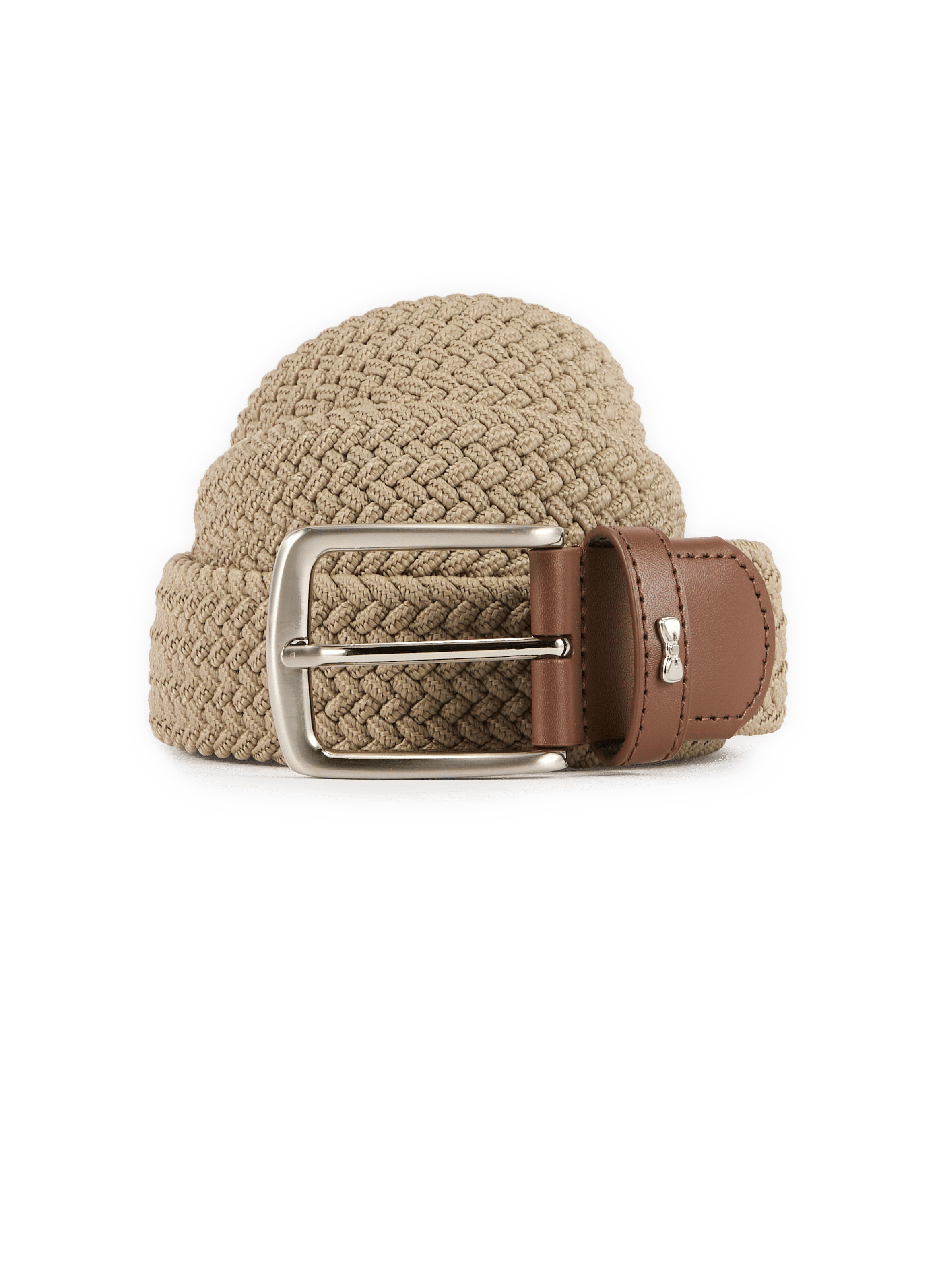 Elasticated textile belt EDEN PARK Beige
