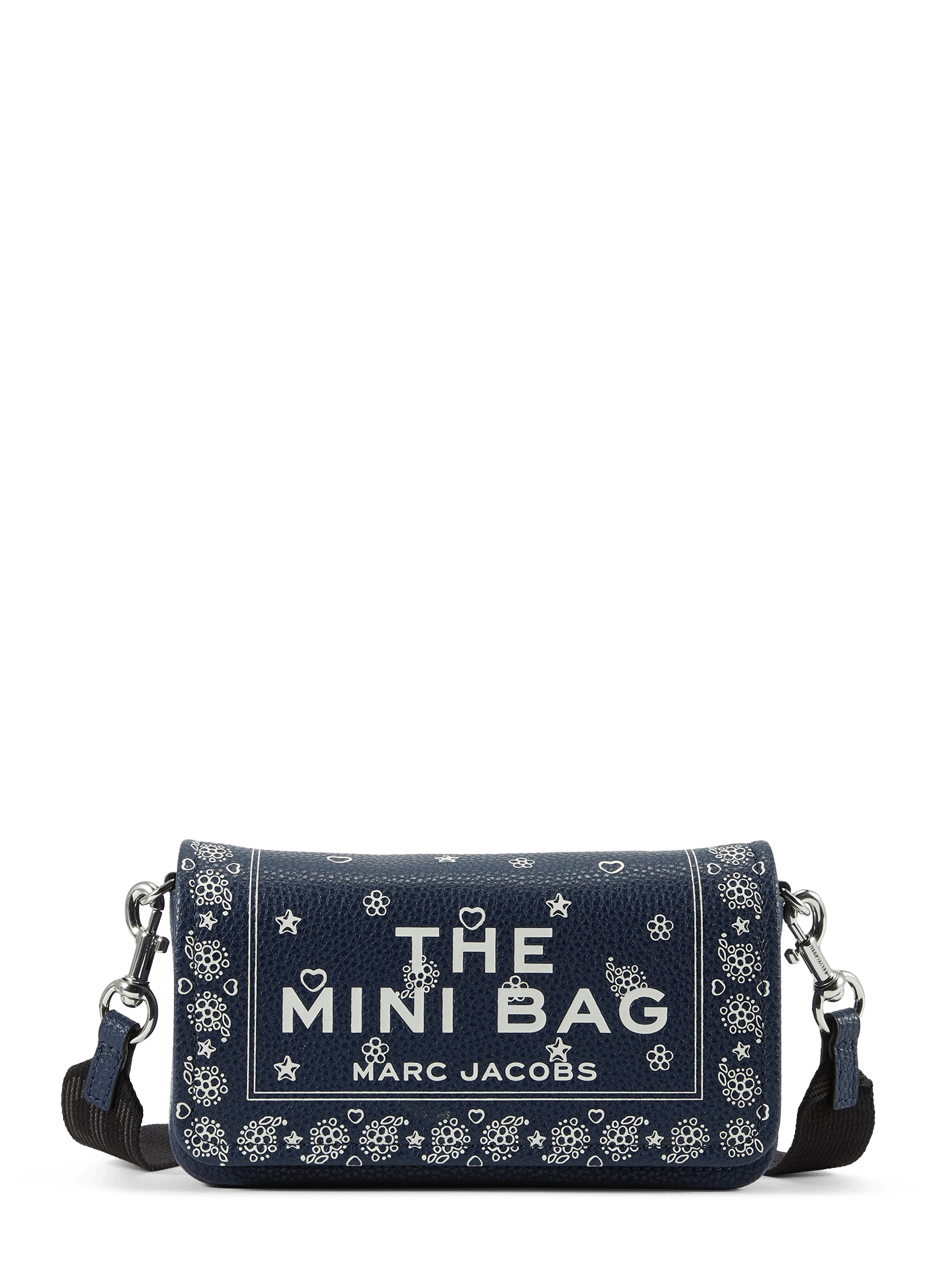 Sac à bandoulière à imprimé en cuir MARC JACOBS Blu