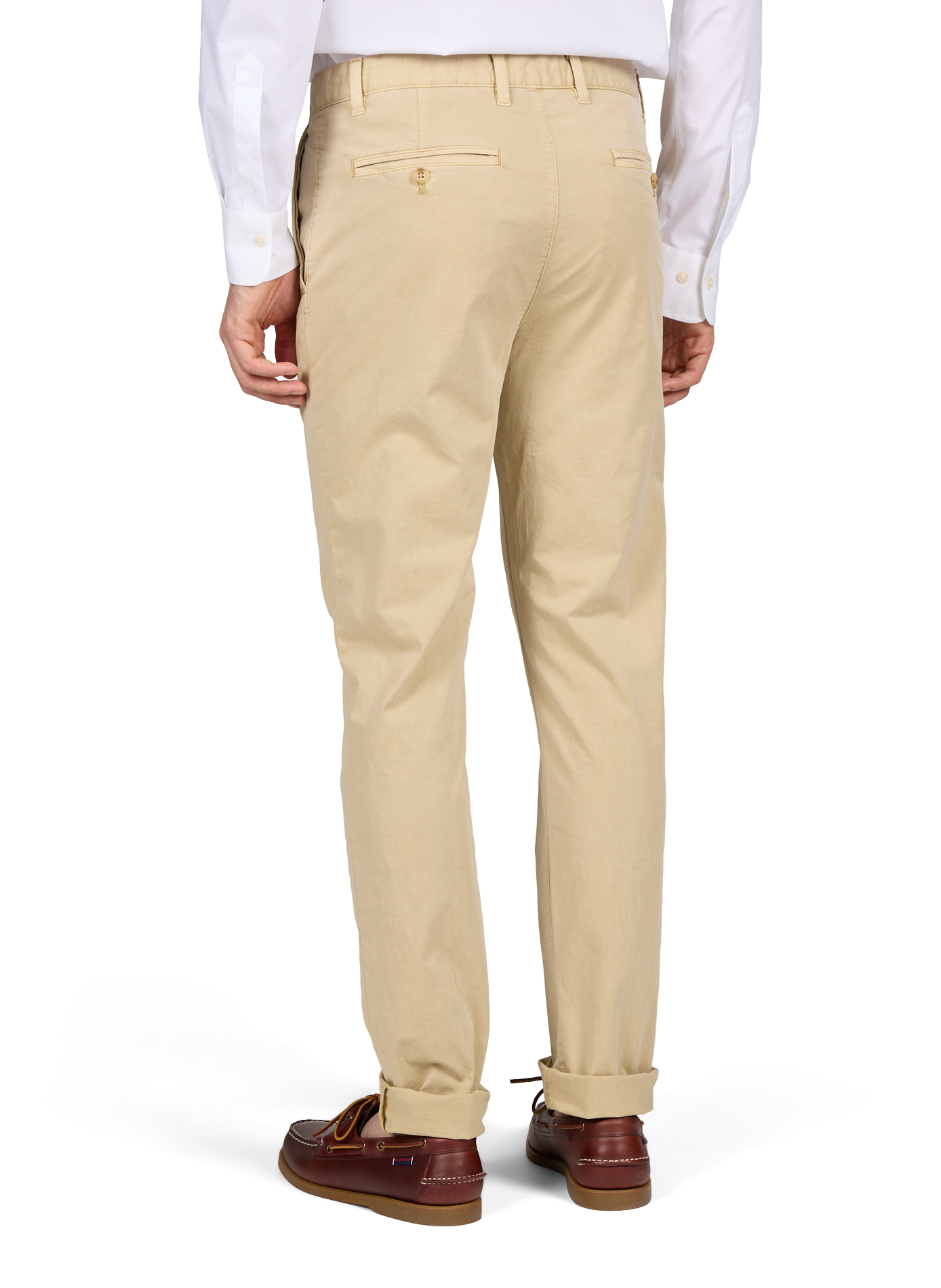 Pantalon chino slim en coton mélangé GANT Beige