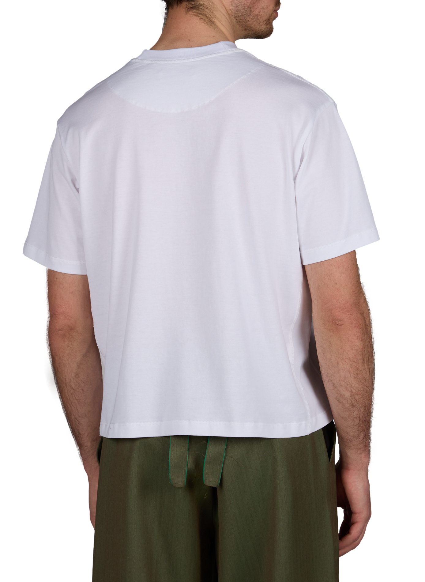 T-shirt col rond en coton SONIA CARRASCO Blanc