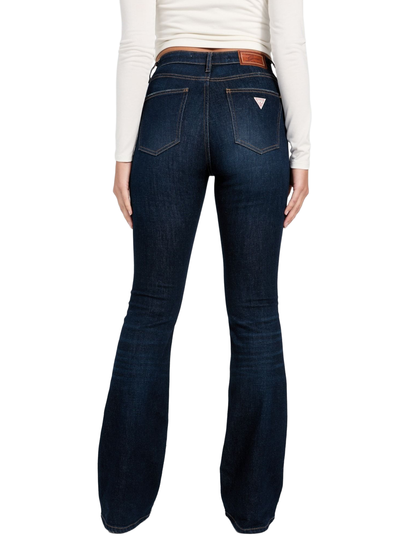 Sexy Flare Jeans aus Baumwollmischung GUESS Blau