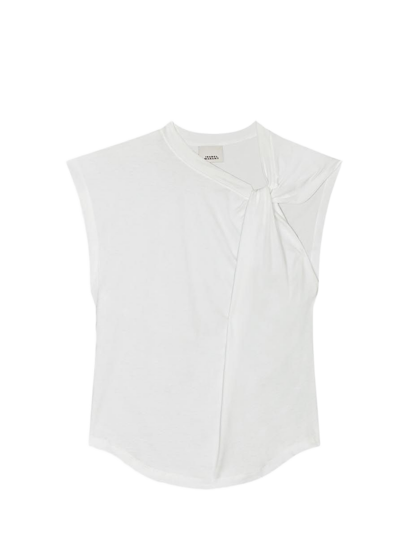 Asymmetrical Nayda cotton T-shirt ISABEL MARANT White