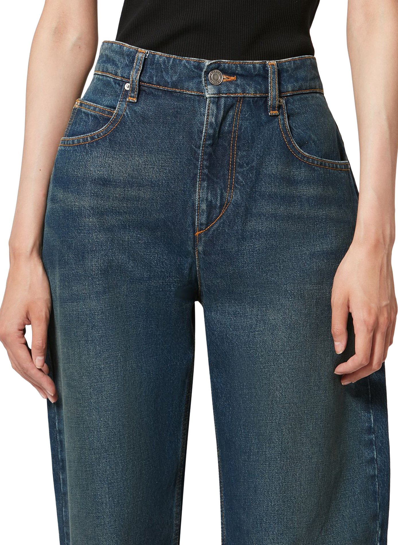 Straight leg Dromie jeans in cotton denim Blue