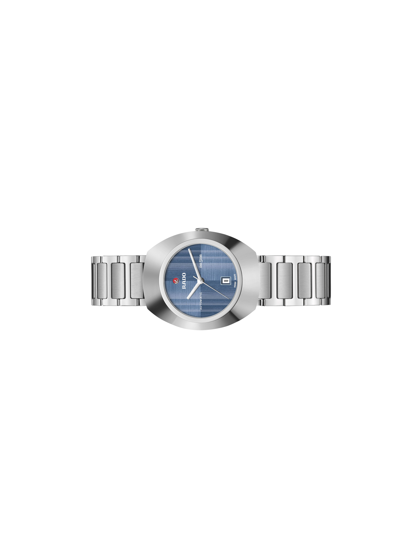 Montre automatique Diastar en acier inoxydable RADO Bleu