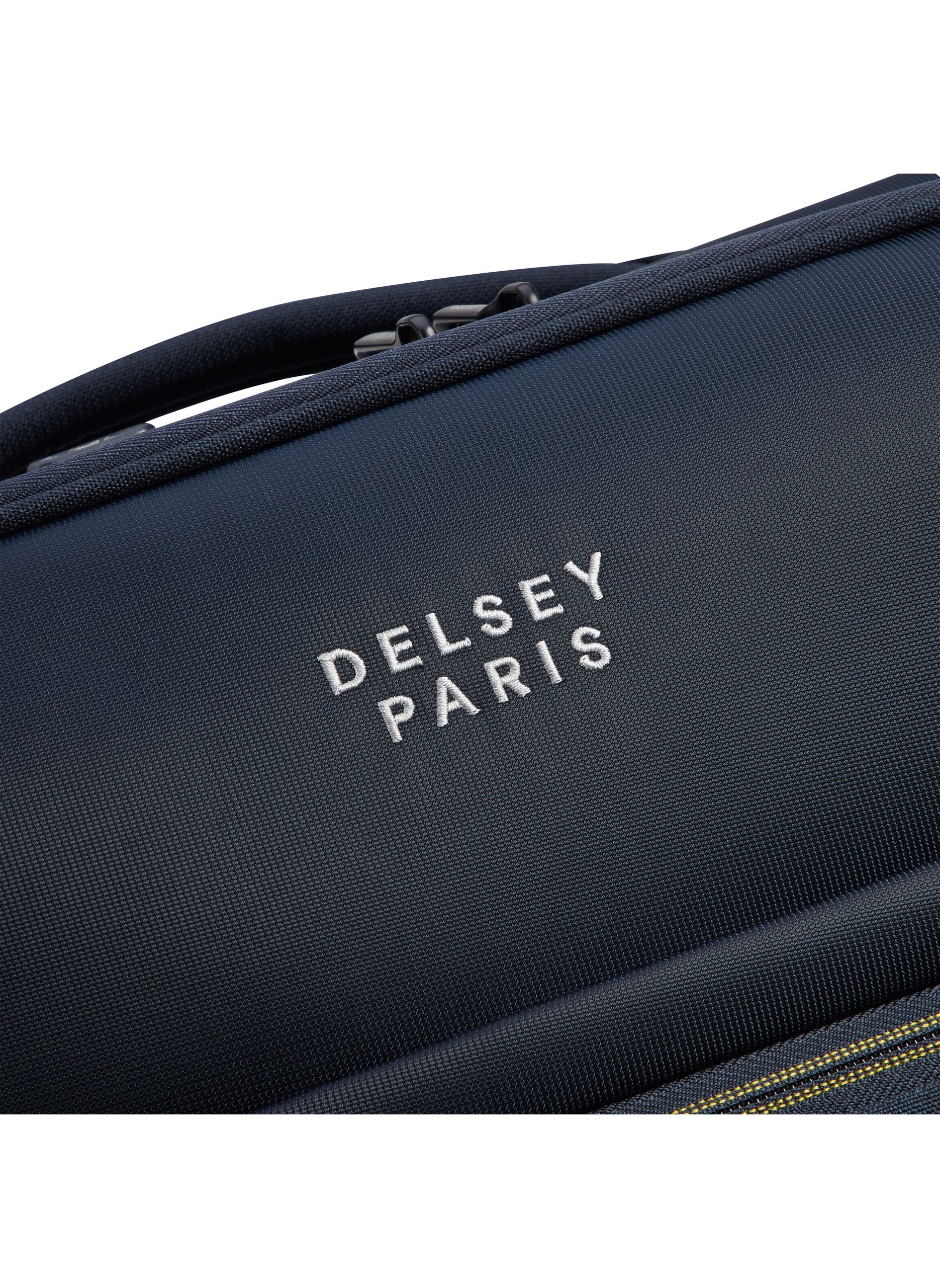 Valise cabine souple taille s - brochant 3 DELSEY PARIS Bleu