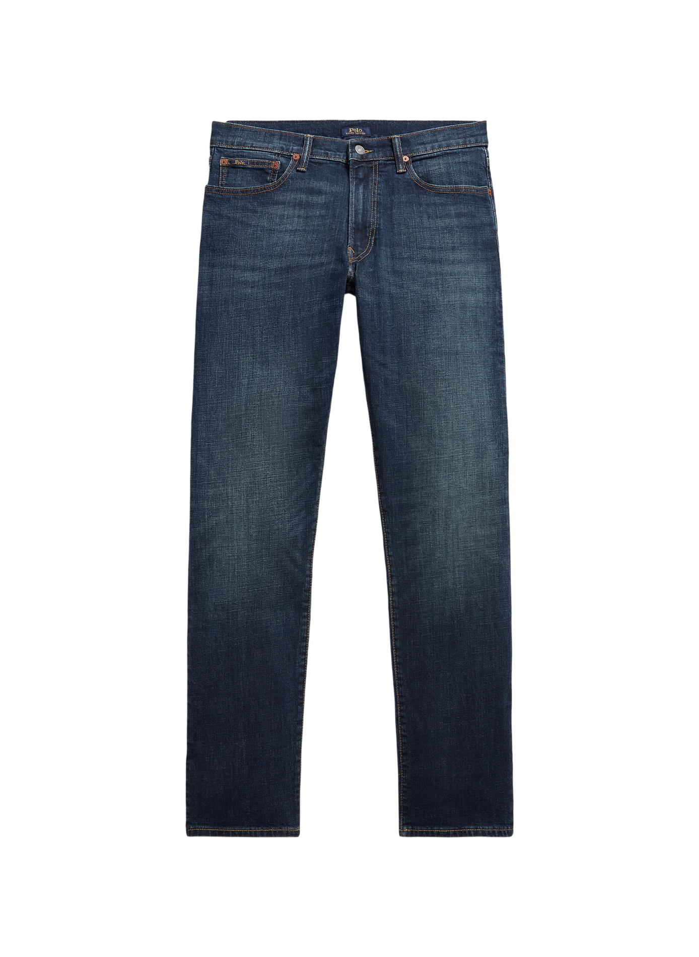 Straight-leg cotton-blend jeans POLO RALPH LAUREN Blue
