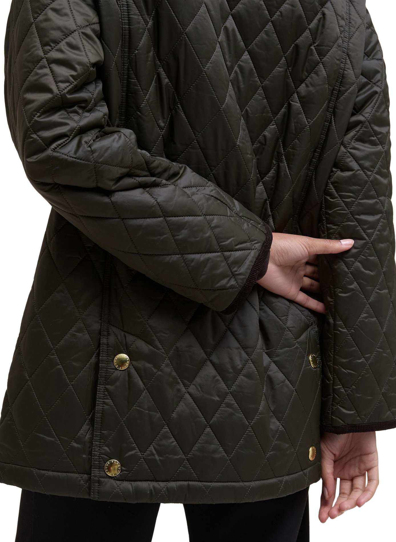 Beadnell Quilted Puffer Jacket BARBOUR Khaki