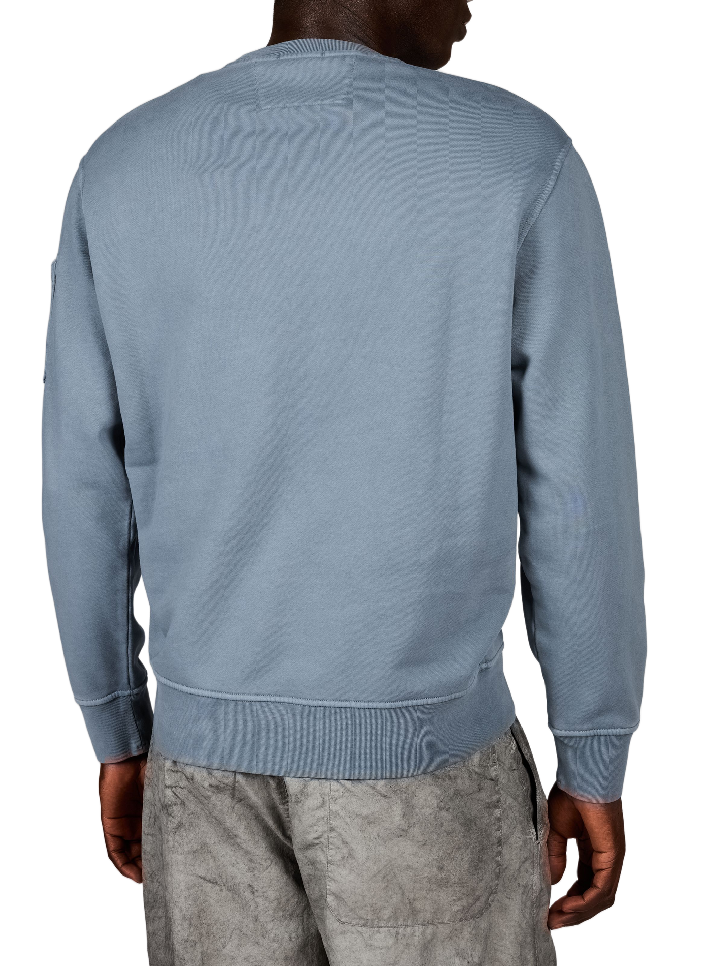 Felpa girocollo in cotone CP COMPANY Blu