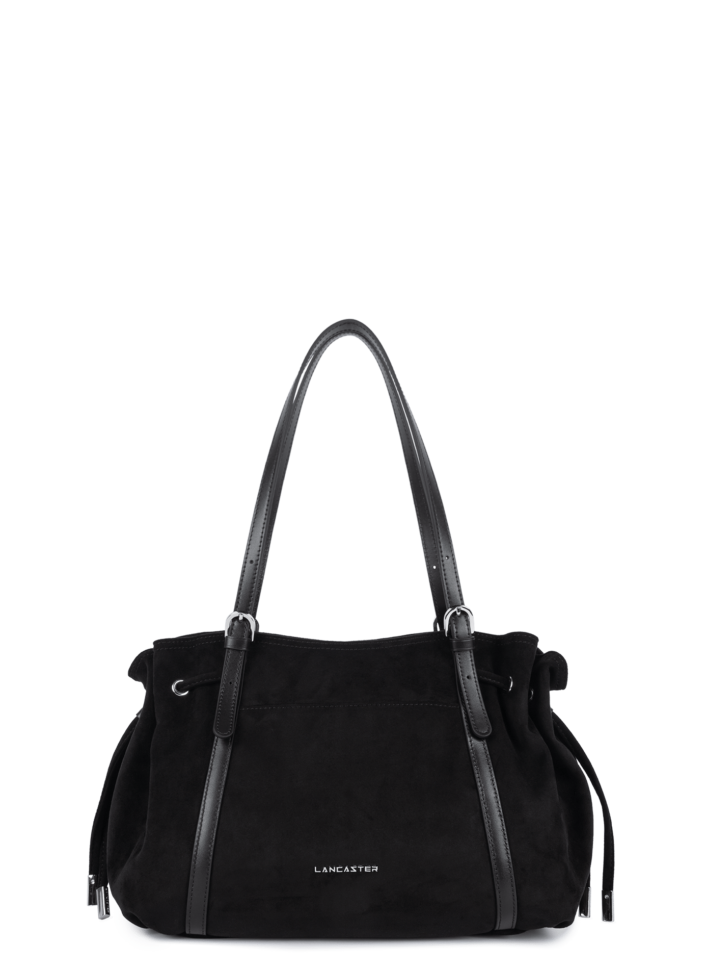 Grand sac cabas épaule - velvet emma LANCASTER Noir