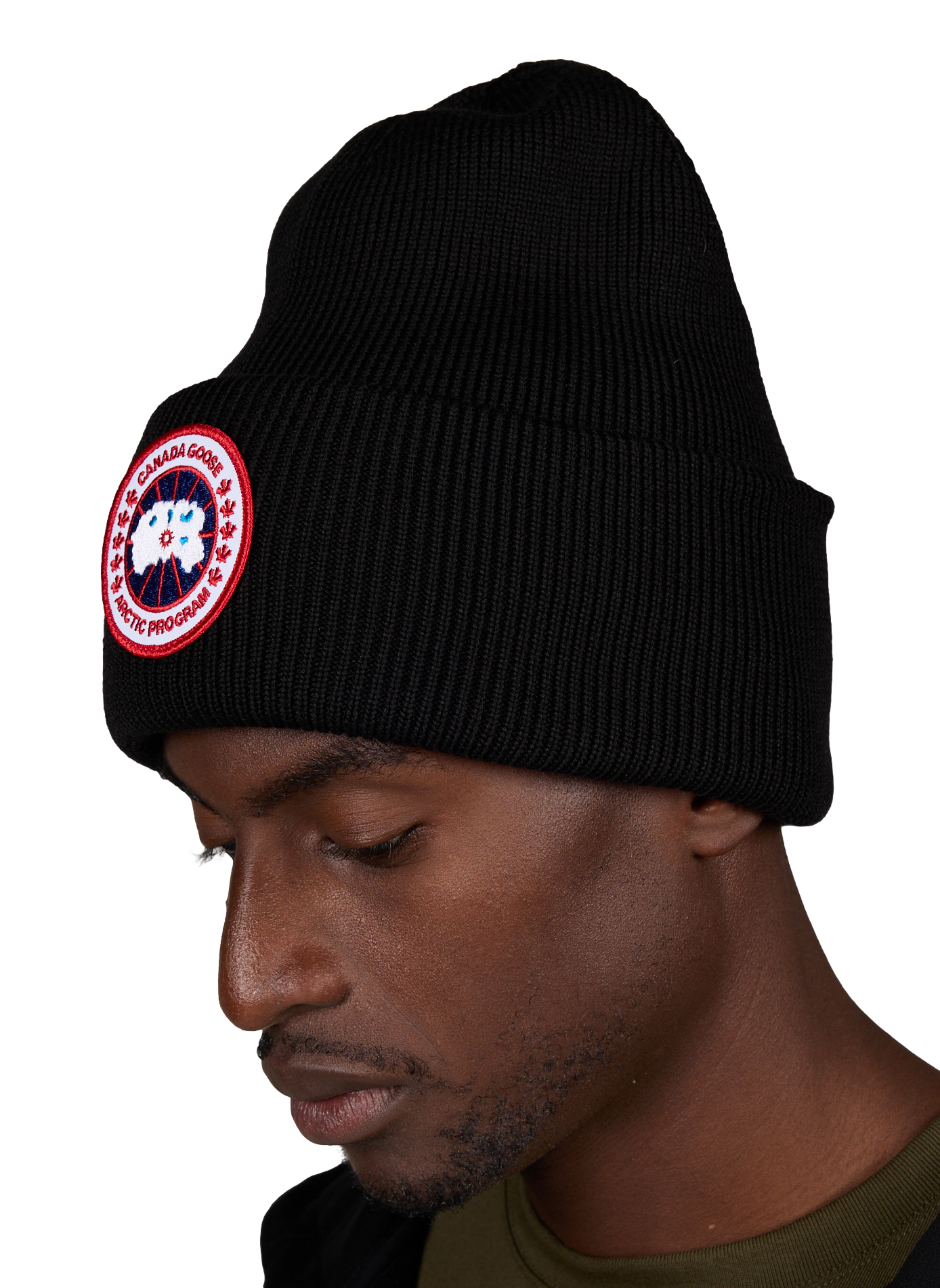 Muts van merinowol CANADA GOOSE Zwart